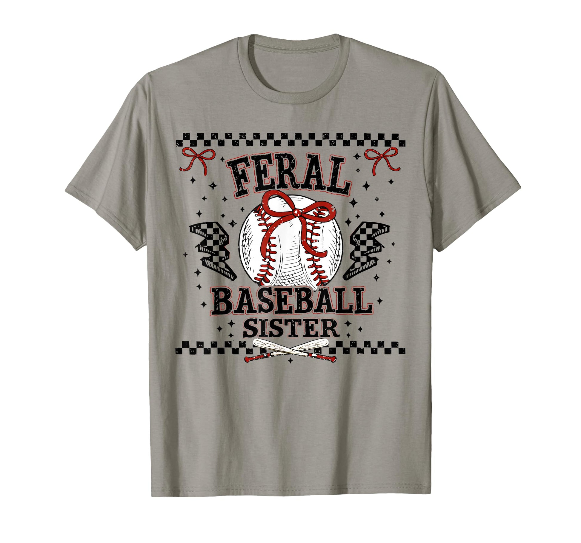 Feral Baseball Ballfield Sister T-Shirt - Aesthetic Graphic Men Women - T-Shirt, Sweatshirt, Hoodie