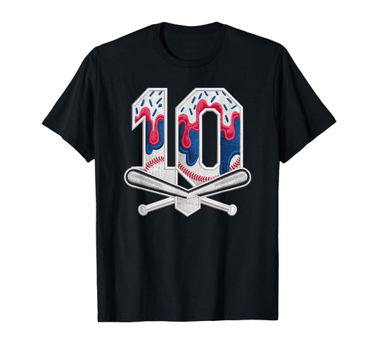 10Th Birthday Baseball Party Future T-Shirt - Trendy Graphic Men Women - T-Shirt, Sweatshirt, Hoodie