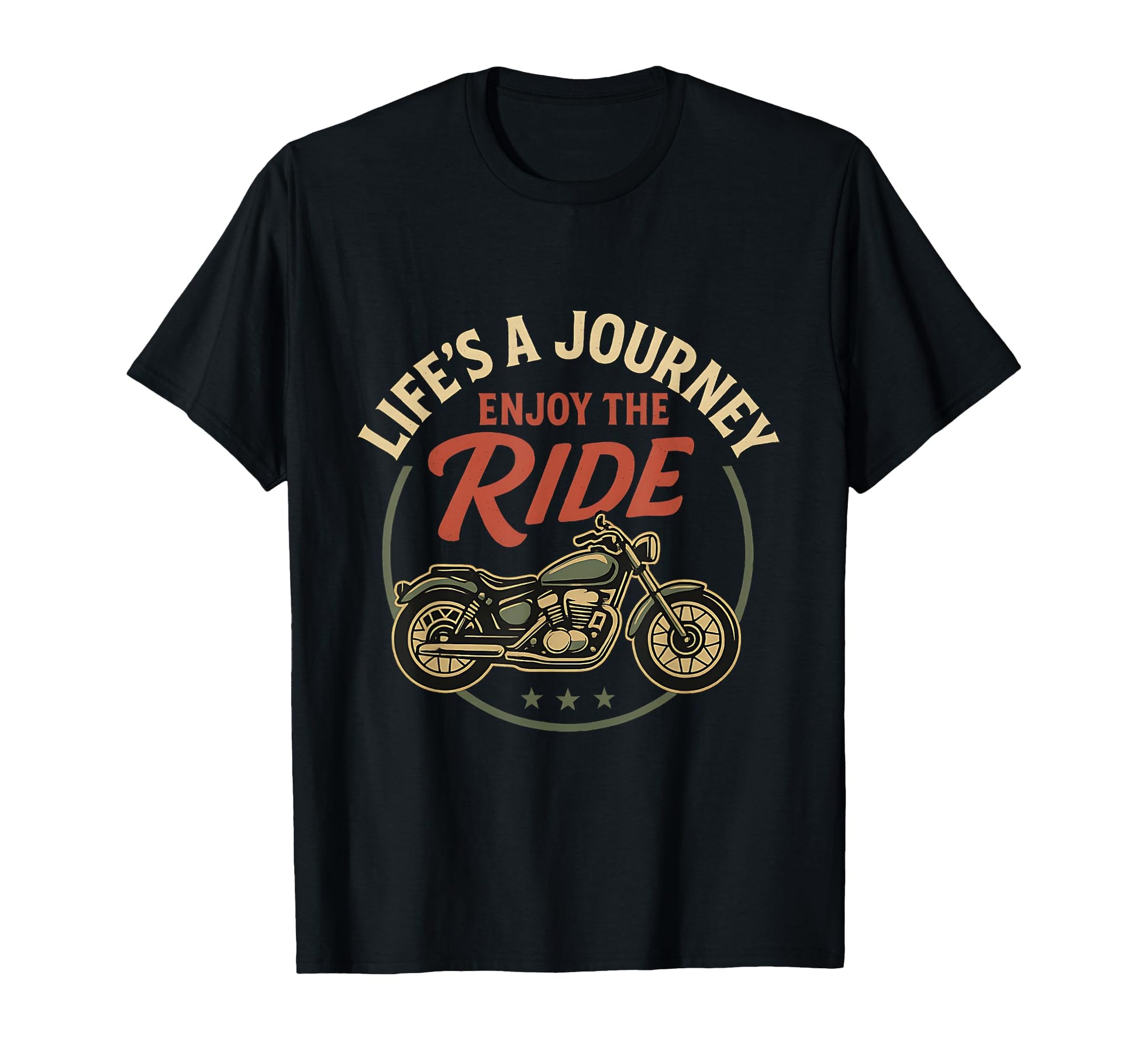 Lifes Journey Enjoy Ride Motorcycle T-Shirt - Novelty Apparel Men Women - T-Shirt, Sweatshirt, Hoodie