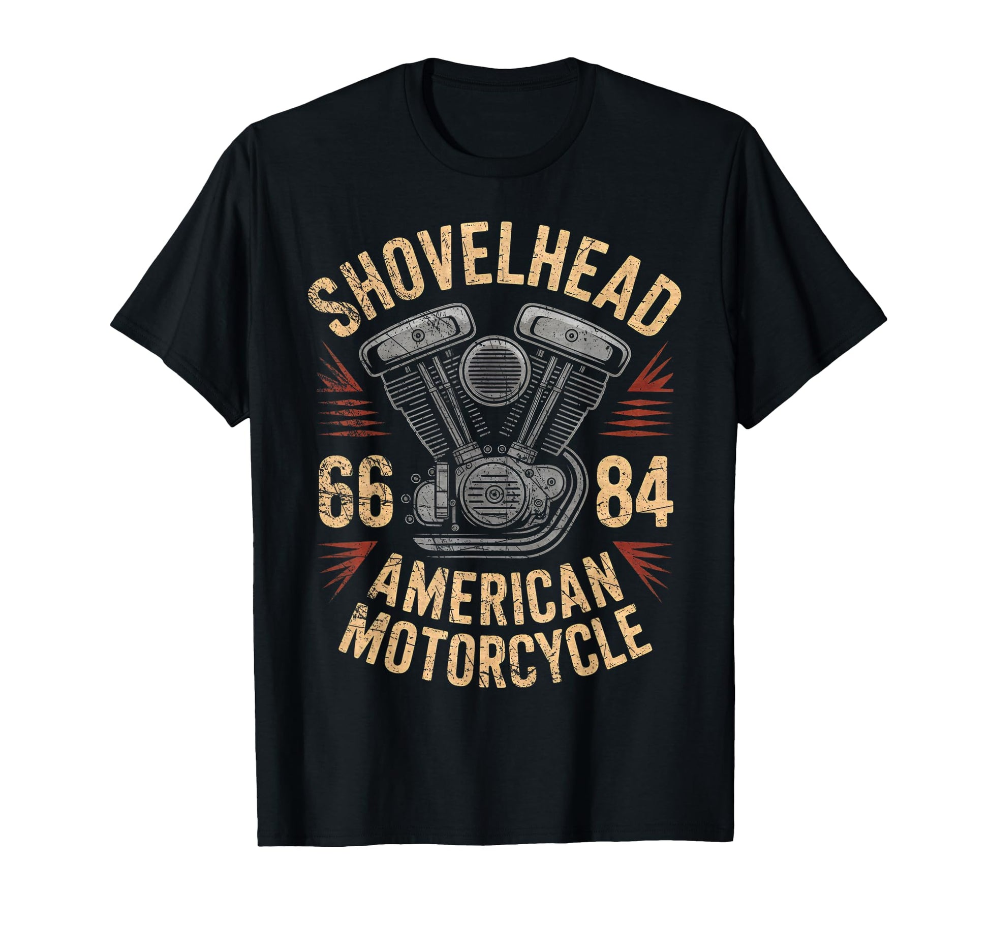 Hd Motorcycle Vtwin Shovelhead Engine T-Shirt - Fun Novelty Design Unisex - T-Shirt, Sweatshirt, Hoodie