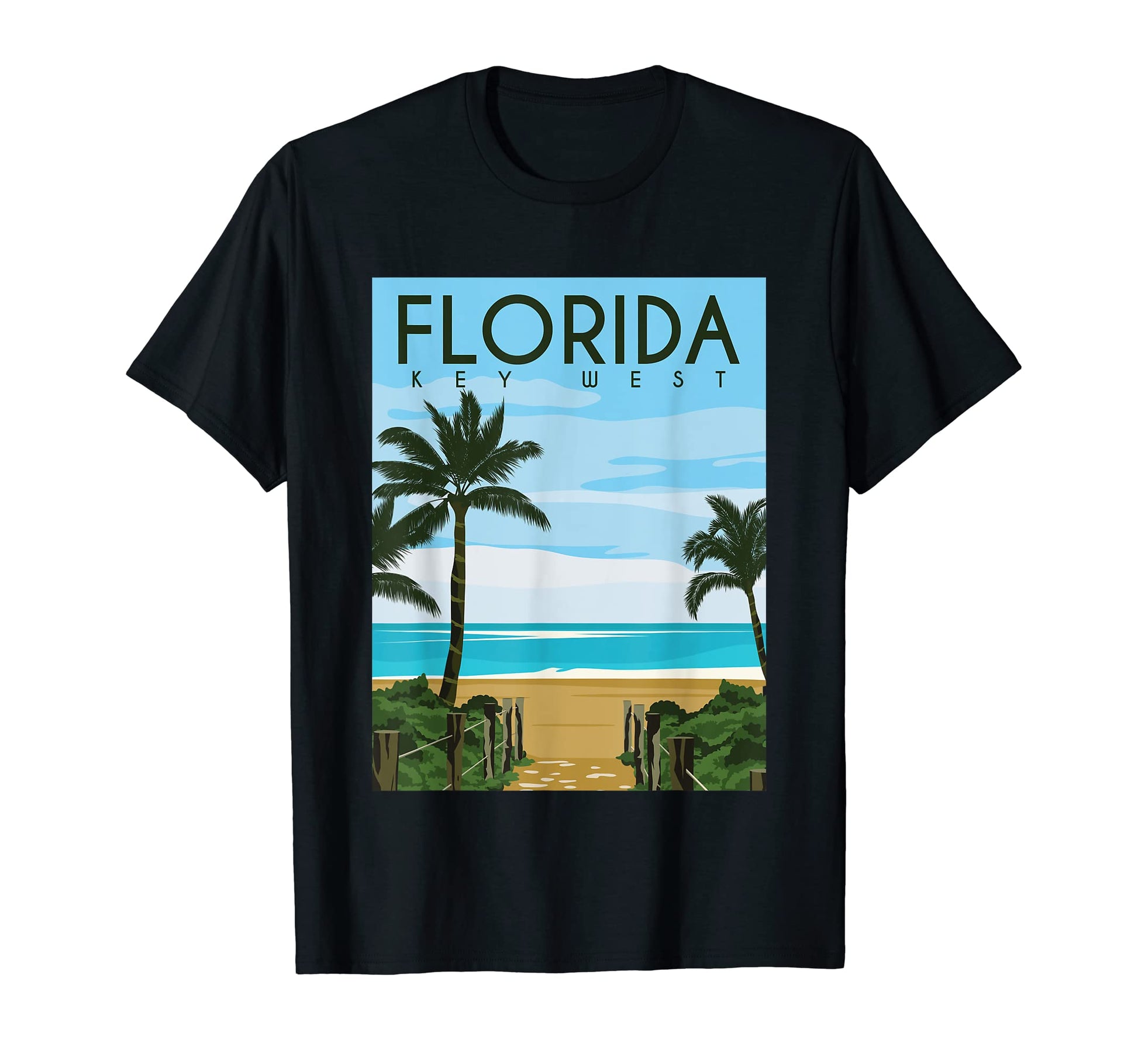 Florida Key West T-Shirt - Unique Graphic for Adults - T-Shirt, Sweatshirt, Hoodie
