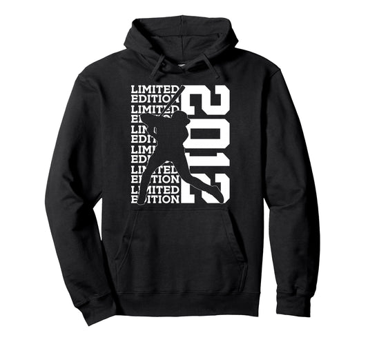 2012 Baseball 14Th Birthday Hoodie - Trendy Graphic Unisex - T-Shirt, Sweatshirt, Hoodie