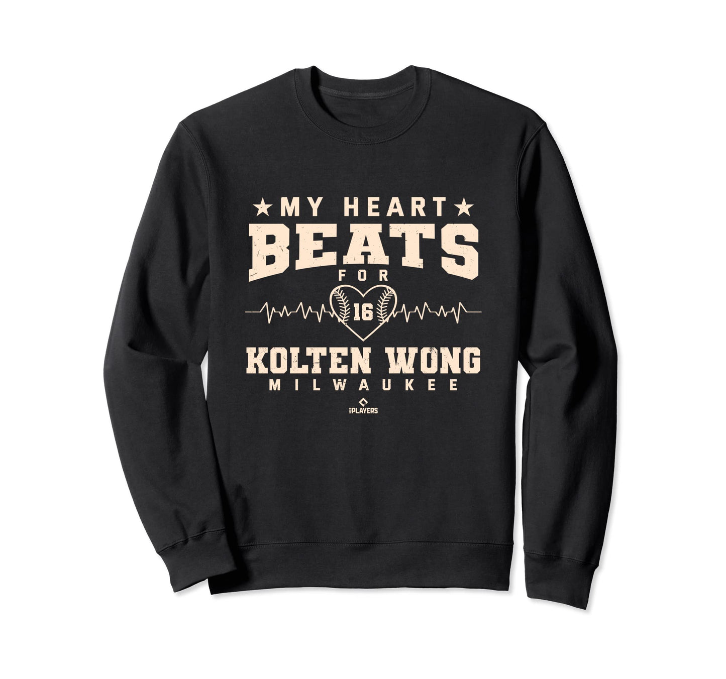 My Heart Beats Kolten Wong Baseball Sweatshirt - Novelty Apparel Men Women - T-Shirt, Sweatshirt, Hoodie