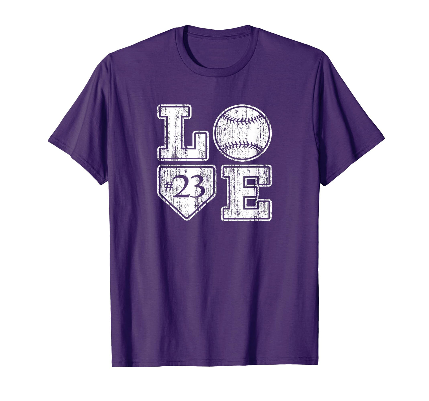 Love Baseball Softball Mom Distressed T-Shirt - Custom Art Print Unisex - T-Shirt, Sweatshirt, Hoodie