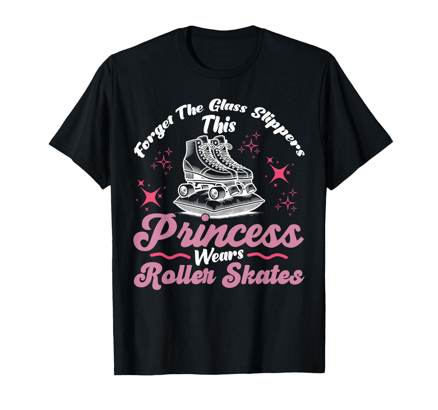 Roller Skating Skate 1970S Forget Glass T-Shirt - Unique Graphic for Adults - T-Shirt, Sweatshirt, Hoodie