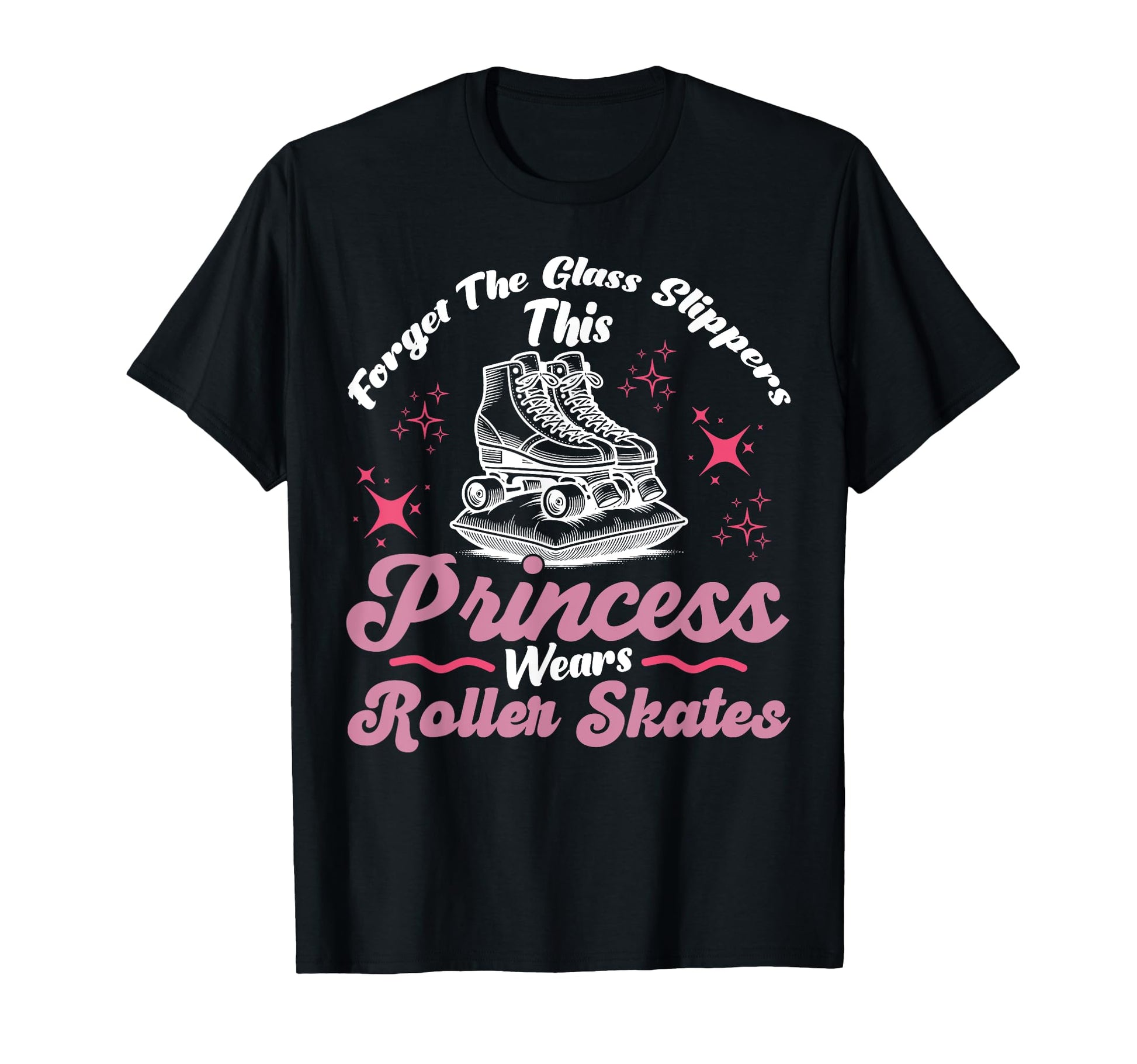 Roller Skating Skate 1970S Forget Glass T-Shirt - Unique Graphic for Adults - T-Shirt, Sweatshirt, Hoodie