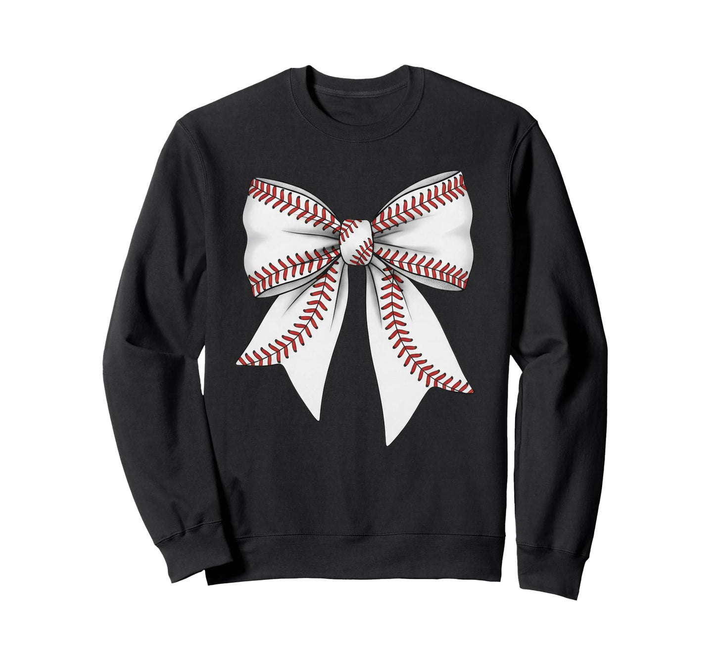 Baseball Coquette Bow Game Day Sweatshirt - Aesthetic Graphic for Adults - T-Shirt, Sweatshirt, Hoodie