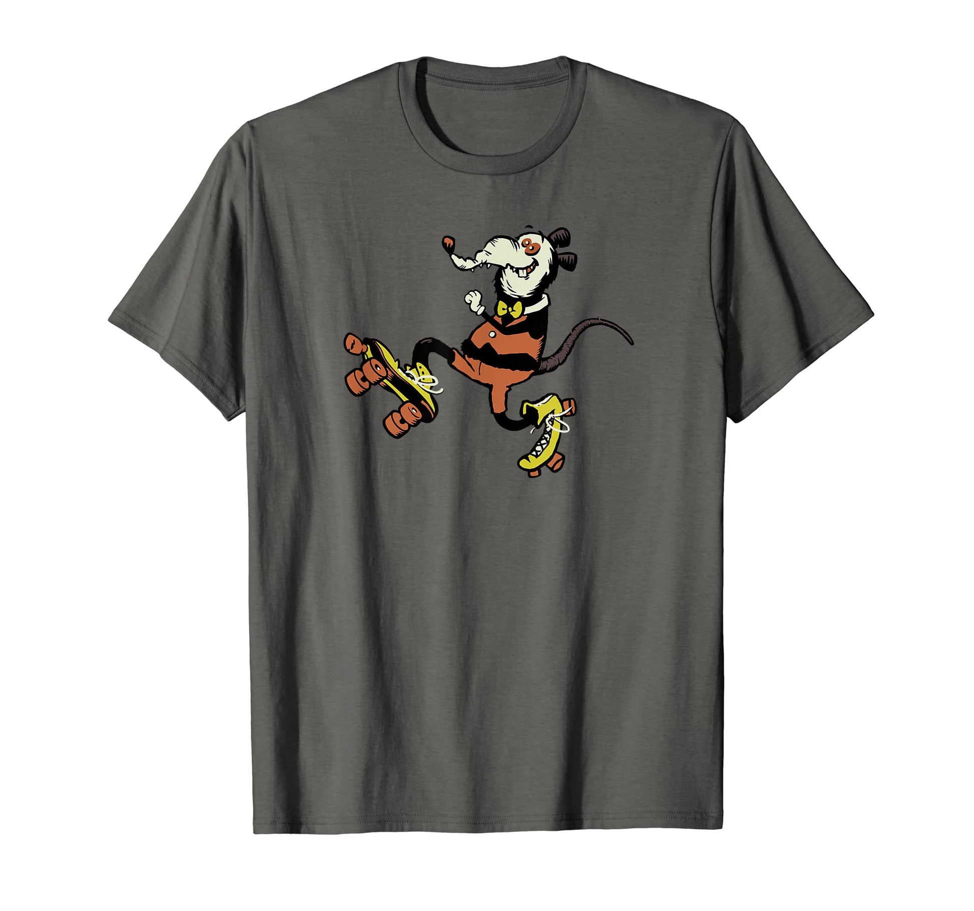 Rink Rat Roller Skating Rat T-Shirt - Fun Novelty Design for Adults - T-Shirt, Sweatshirt, Hoodie