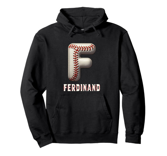 Baseball Home Run Joel Initial Letter Hoodie - Unique Graphic for Adults - T-Shirt, Sweatshirt, Hoodie