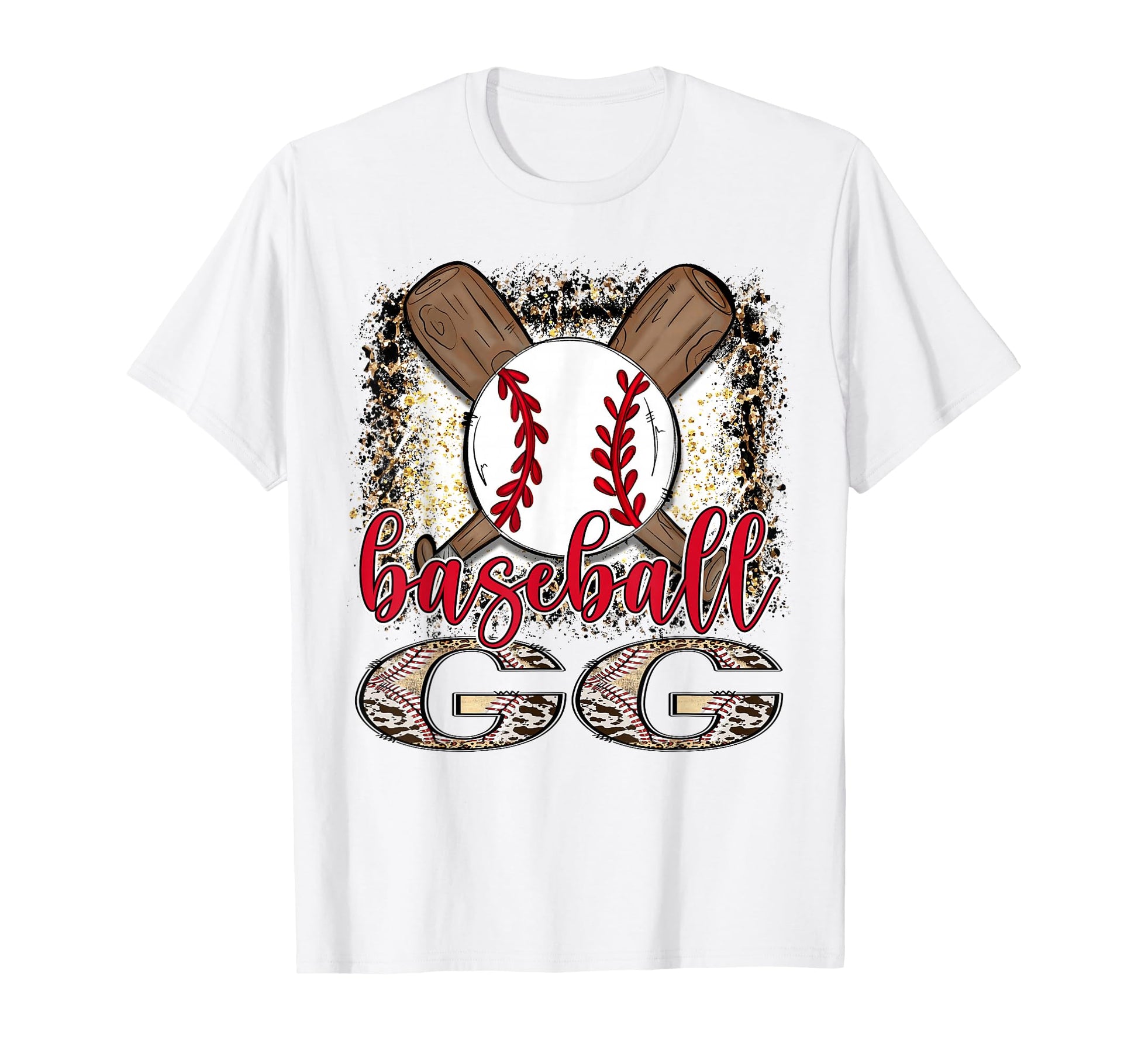 Baseball Gg Leopard Proud Ball Gg T-Shirt - Minimalist Print for Adults - T-Shirt, Sweatshirt, Hoodie