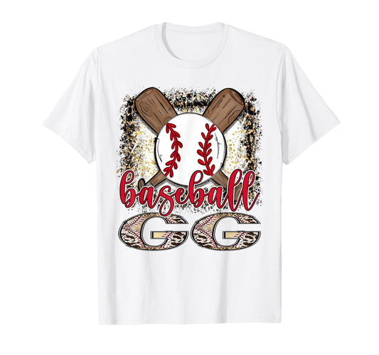 Baseball Gg Leopard Proud Ball Gg T-Shirt - Minimalist Print for Adults - T-Shirt, Sweatshirt, Hoodie