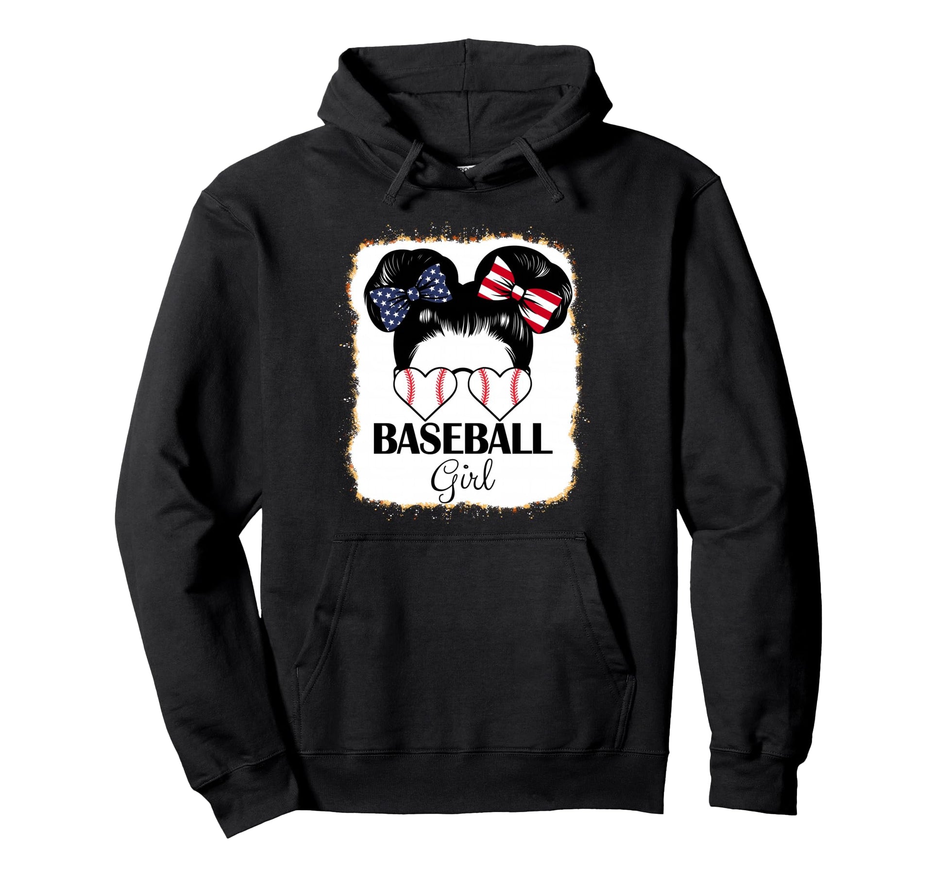 Baseball Outfit Bleached Leopard Hoodie - Streetwear Style for Adults - T-Shirt, Sweatshirt, Hoodie