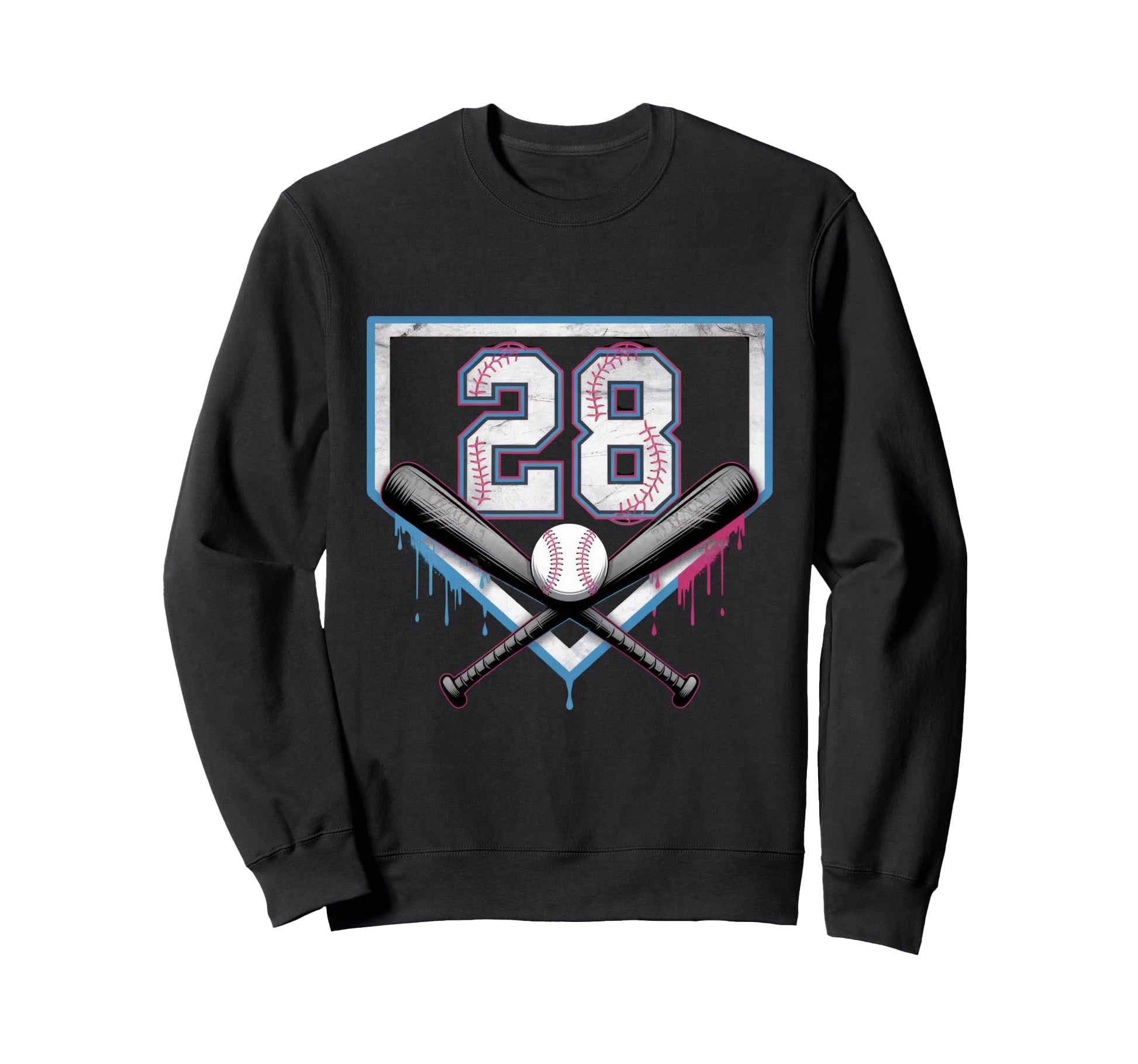Sprinkle 28Th Birthday Baseball Sweatshirt - Aesthetic Graphic for Adults - T-Shirt, Sweatshirt, Hoodie
