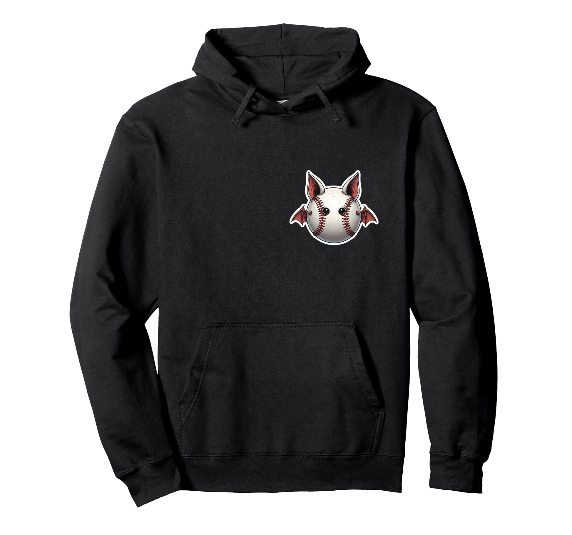 Funny Baseball Bat Animal Wordplay Pun Hoodie - Custom Art Print Men Women - T-Shirt, Sweatshirt, Hoodie