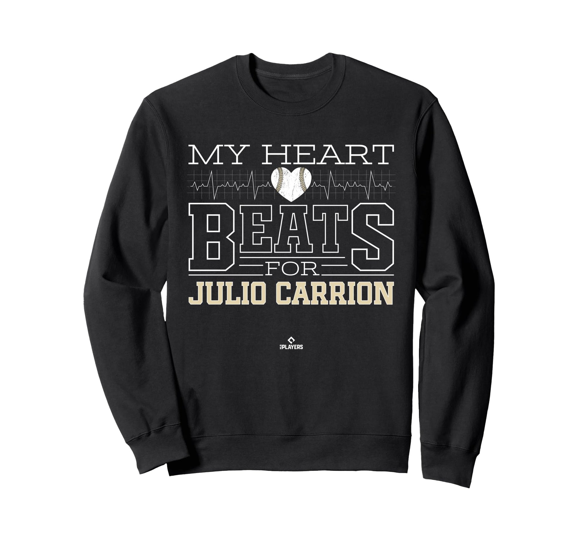 My Heart Beats Julio Carrion Sweatshirt - Trendy Graphic for Adults - T-Shirt, Sweatshirt, Hoodie