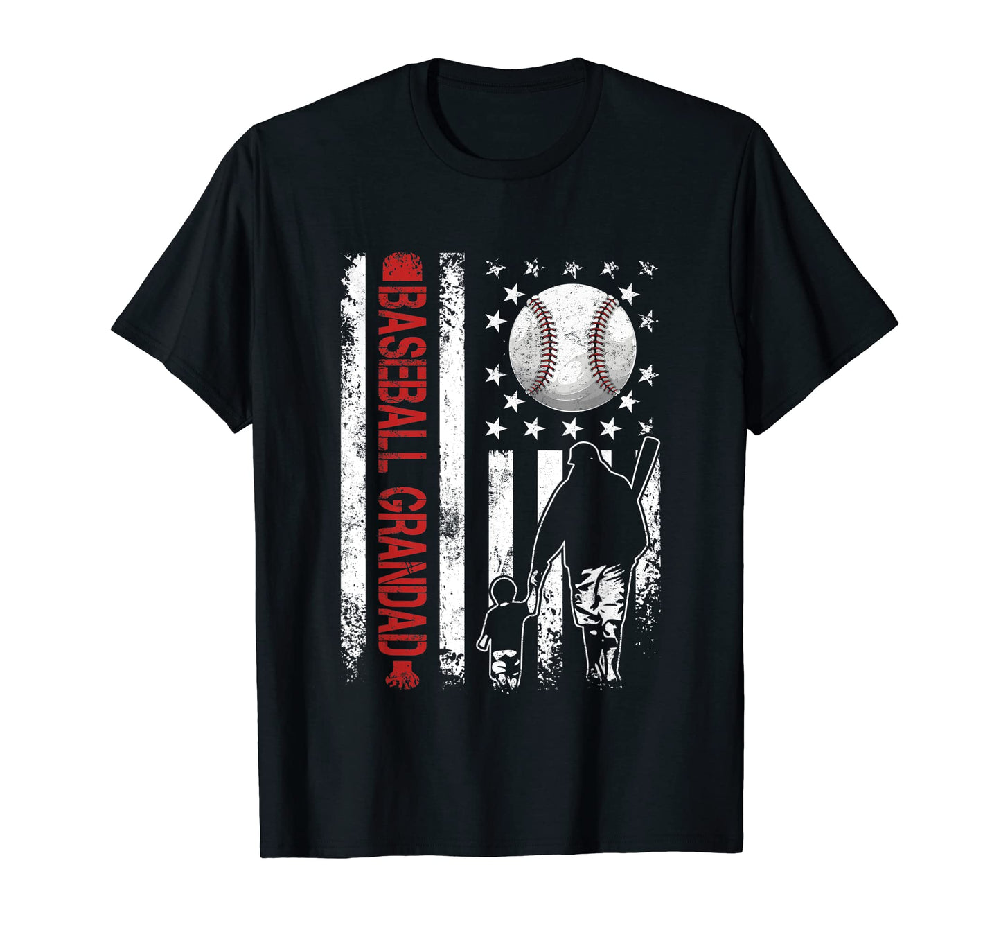 Distressed Usa American Flag Baseball T-Shirt - Graphic Print Men Women - T-Shirt, Sweatshirt, Hoodie
