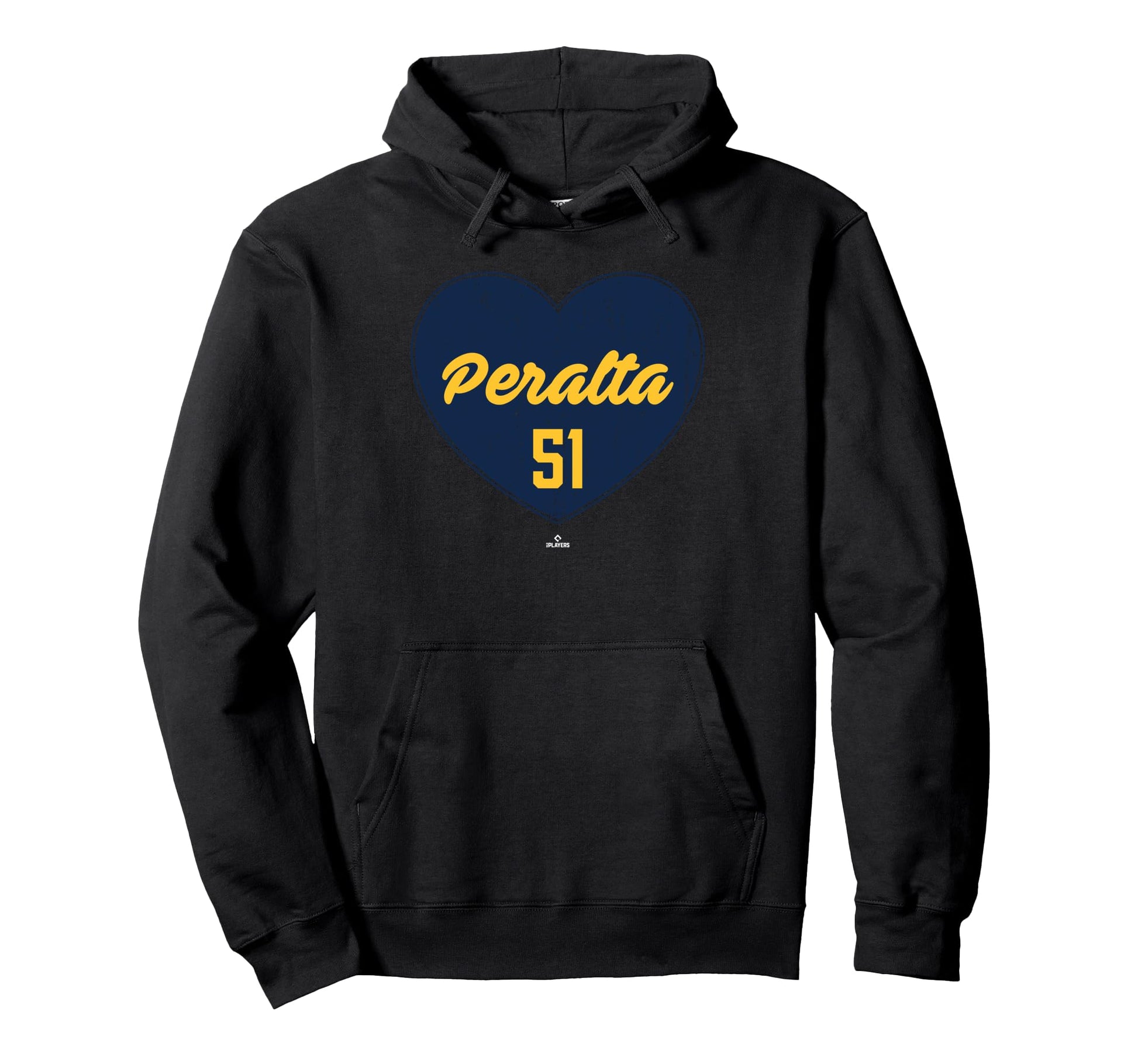 Distressed Heart Freddy Peralta Hoodie - Minimalist Print Men Women - T-Shirt, Sweatshirt, Hoodie