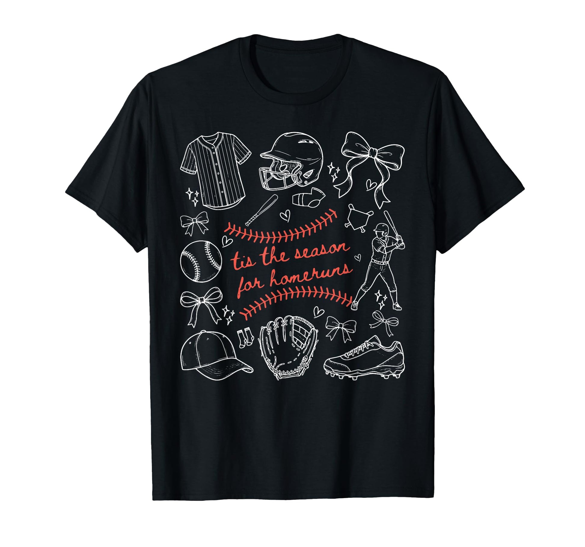 Tis Season Home Runs Baseball Season Game T-Shirt - Trendy Graphic Unisex - T-Shirt, Sweatshirt, Hoodie