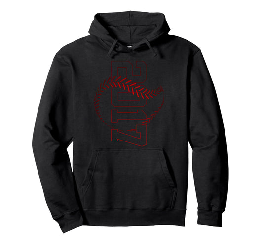 9 Years 2017 Baseball 9Th Birthday Hoodie - Unique Graphic Men Women - T-Shirt, Sweatshirt, Hoodie