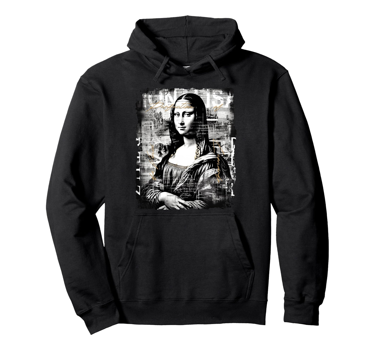 Mona Lisa Aesthetic Y2K Streetwear Hoodie - Aesthetic Graphic Men Women - T-Shirt, Sweatshirt, Hoodie