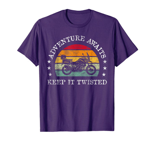 Adventure Awaits Keep It Twisted T-Shirt - Custom Art Print Unisex - T-Shirt, Sweatshirt, Hoodie