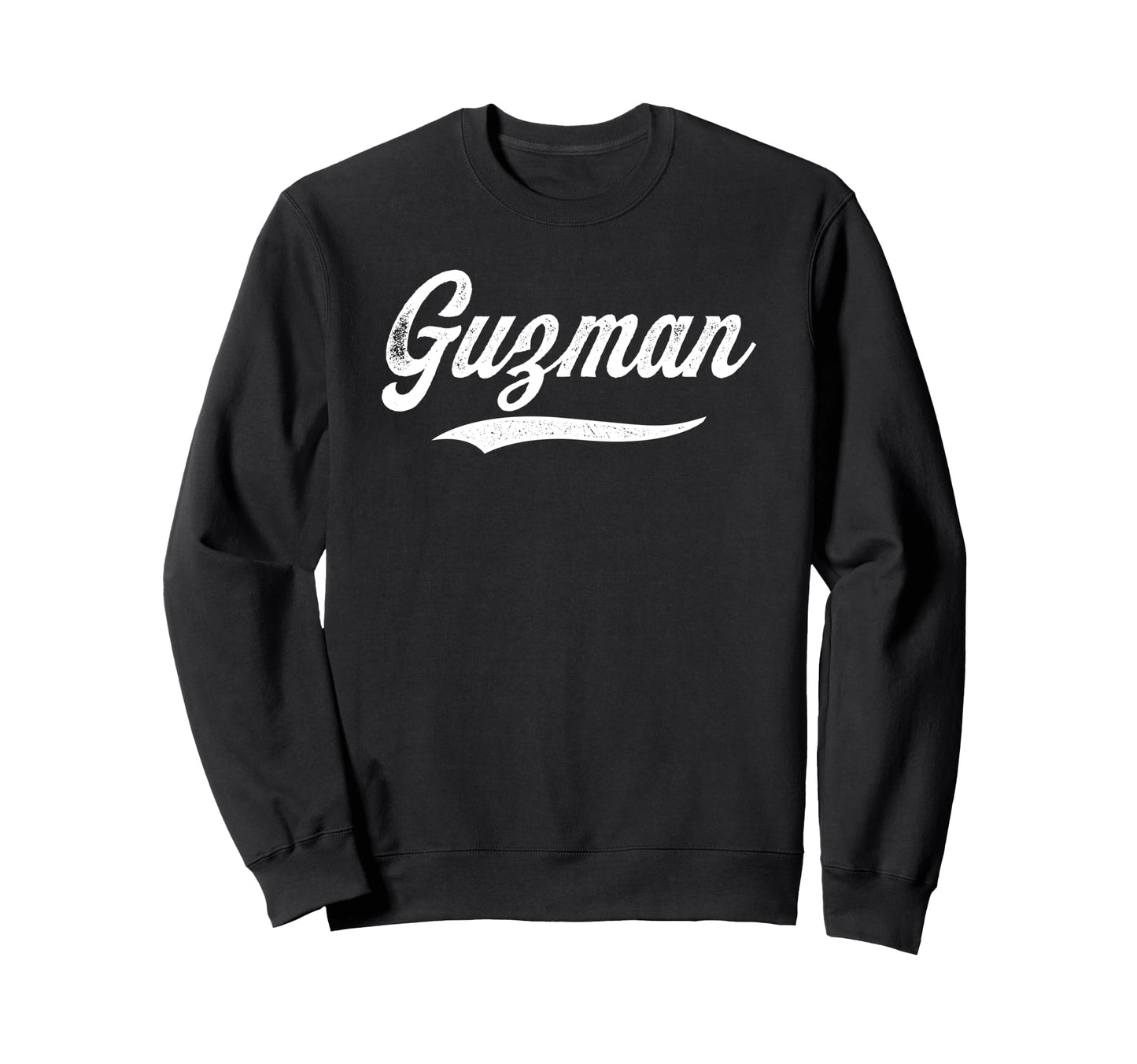 Distressed Script Denzer Guzman Sweatshirt - Aesthetic Graphic Men Women - T-Shirt, Sweatshirt, Hoodie