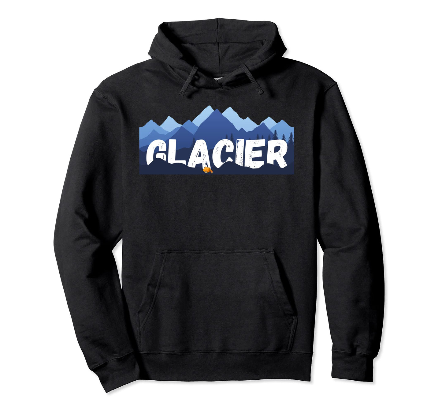 Glacier National Park Montana Glacier Hoodie - Trendy Graphic Unisex - T-Shirt, Sweatshirt, Hoodie
