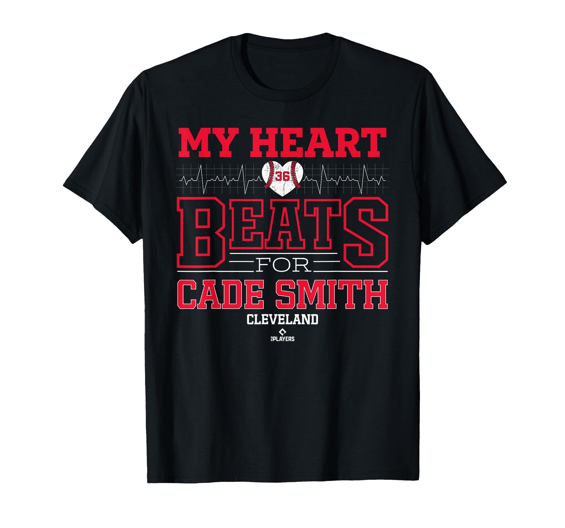 My Heart Beats Cade Smith Cleveland T-Shirt - Graphic Print for Adults - T-Shirt, Sweatshirt, Hoodie