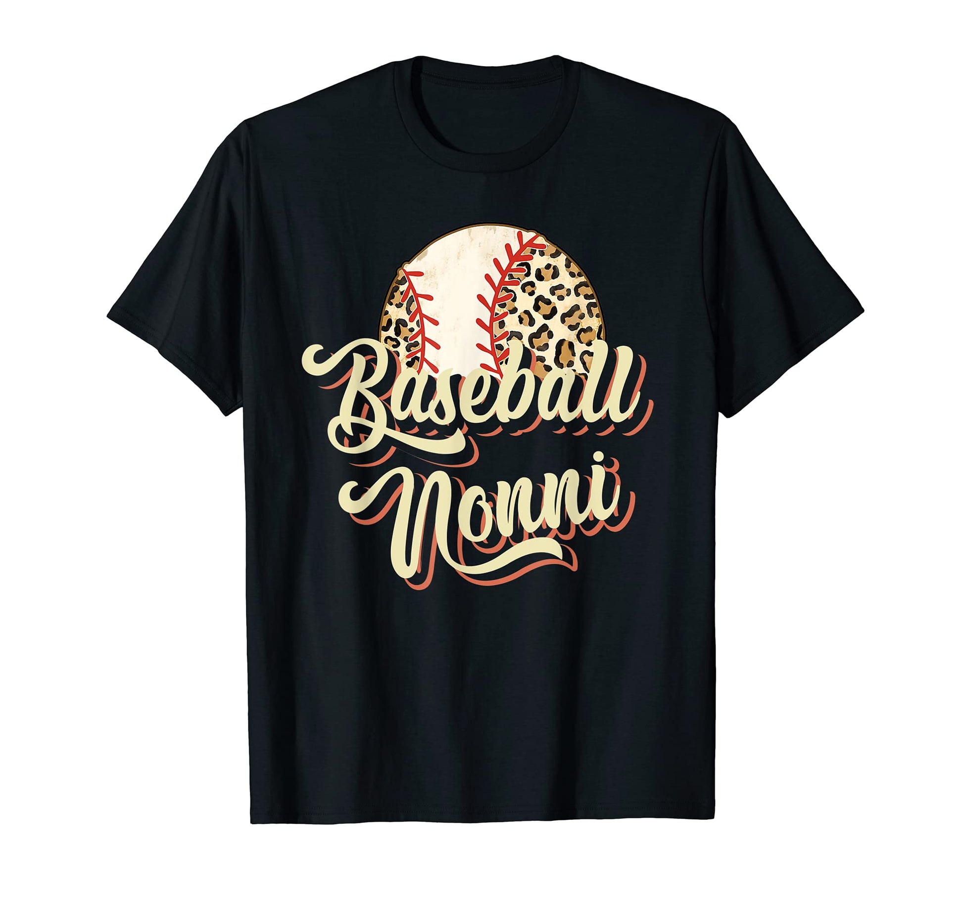 Baseball Nonni Leopard Funny Mothers Day T-Shirt - Streetwear Style Unisex - T-Shirt, Sweatshirt, Hoodie