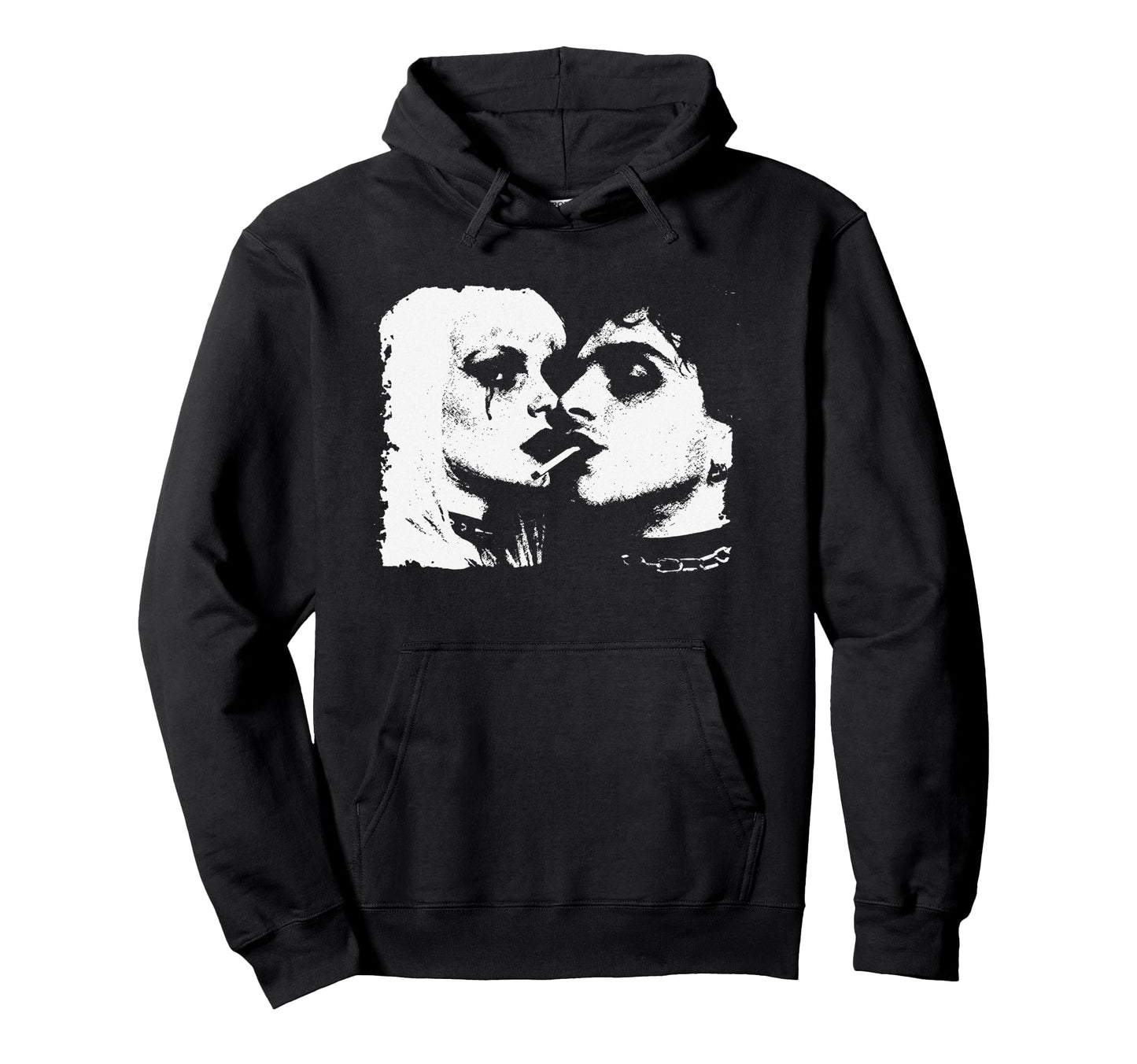 Goth Punk Rock Emo Y2K 90S Aesthetic Hoodie - Graphic Print Unisex - T-Shirt, Sweatshirt, Hoodie