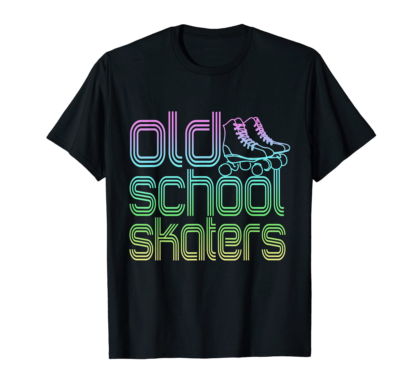 Old School Skaters Roller Skating T-Shirt - Novelty Apparel Men Women - T-Shirt, Sweatshirt, Hoodie