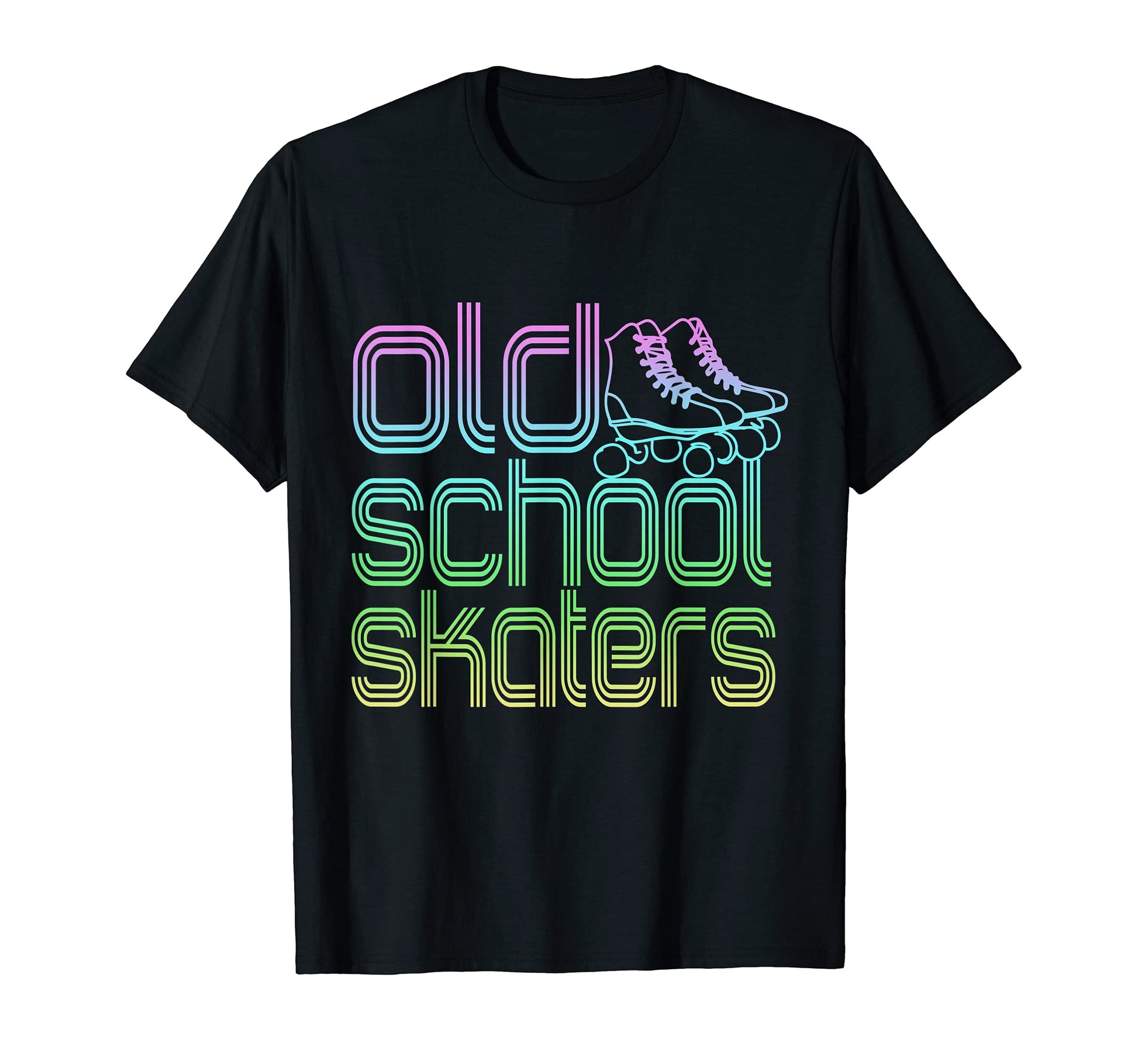 Old School Skaters Roller Skating T-Shirt - Novelty Apparel Men Women - T-Shirt, Sweatshirt, Hoodie