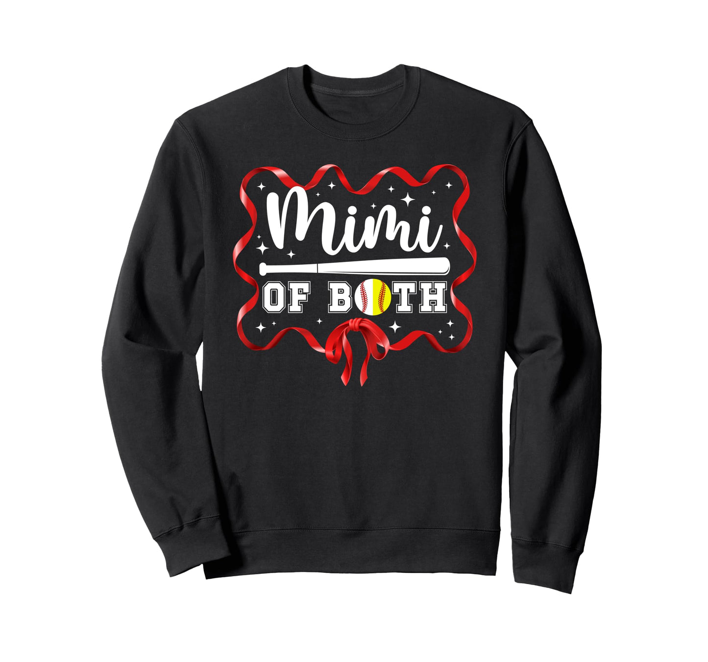 Mimi Both Coquette Baseball Softball Sweatshirt - Aesthetic Graphic Unisex - T-Shirt, Sweatshirt, Hoodie