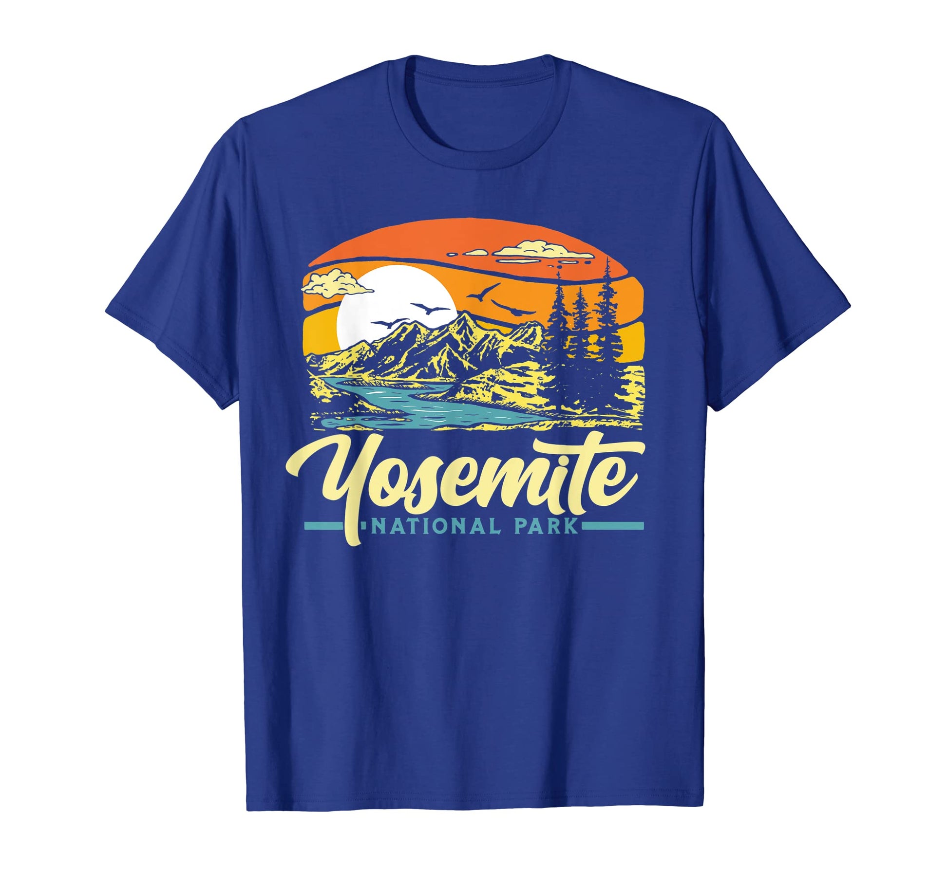 Yosemite National Park 80S California T-Shirt - Minimalist Print Men Women - T-Shirt, Sweatshirt, Hoodie