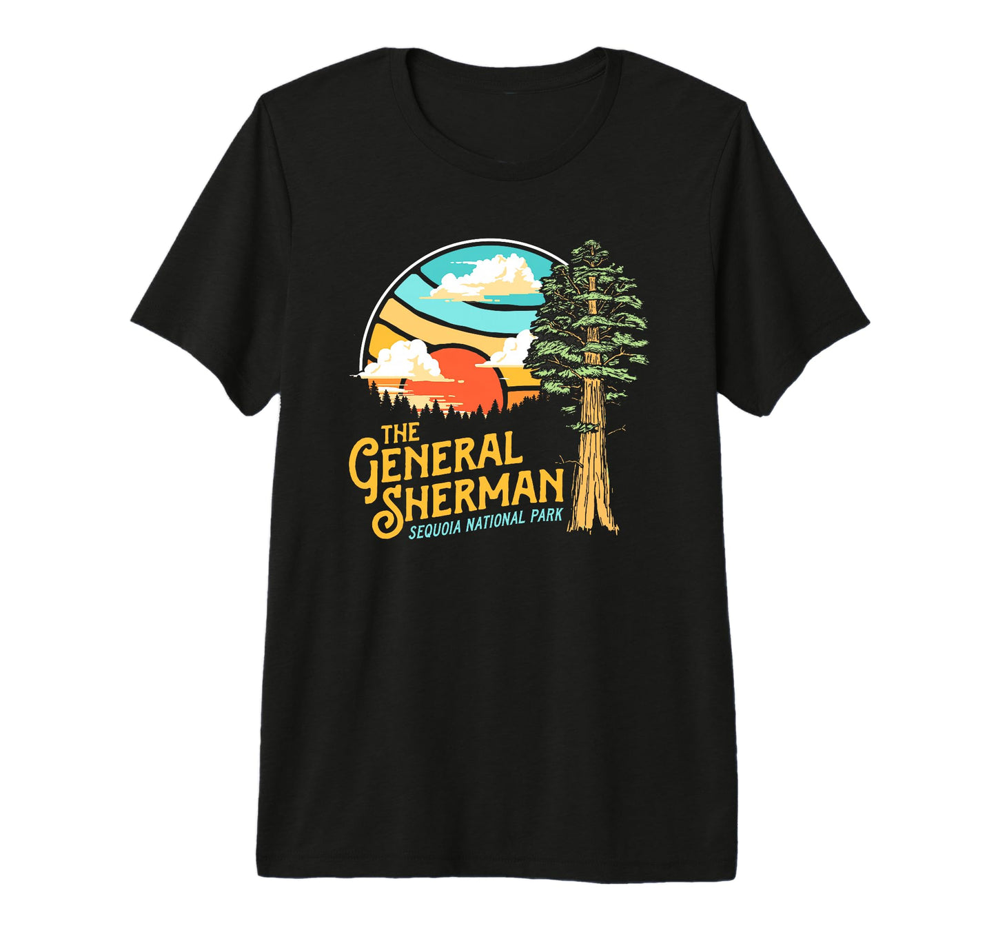 General Sherman Sequoia National T-Shirt - Fun Novelty Design for Adults - T-Shirt, Sweatshirt, Hoodie