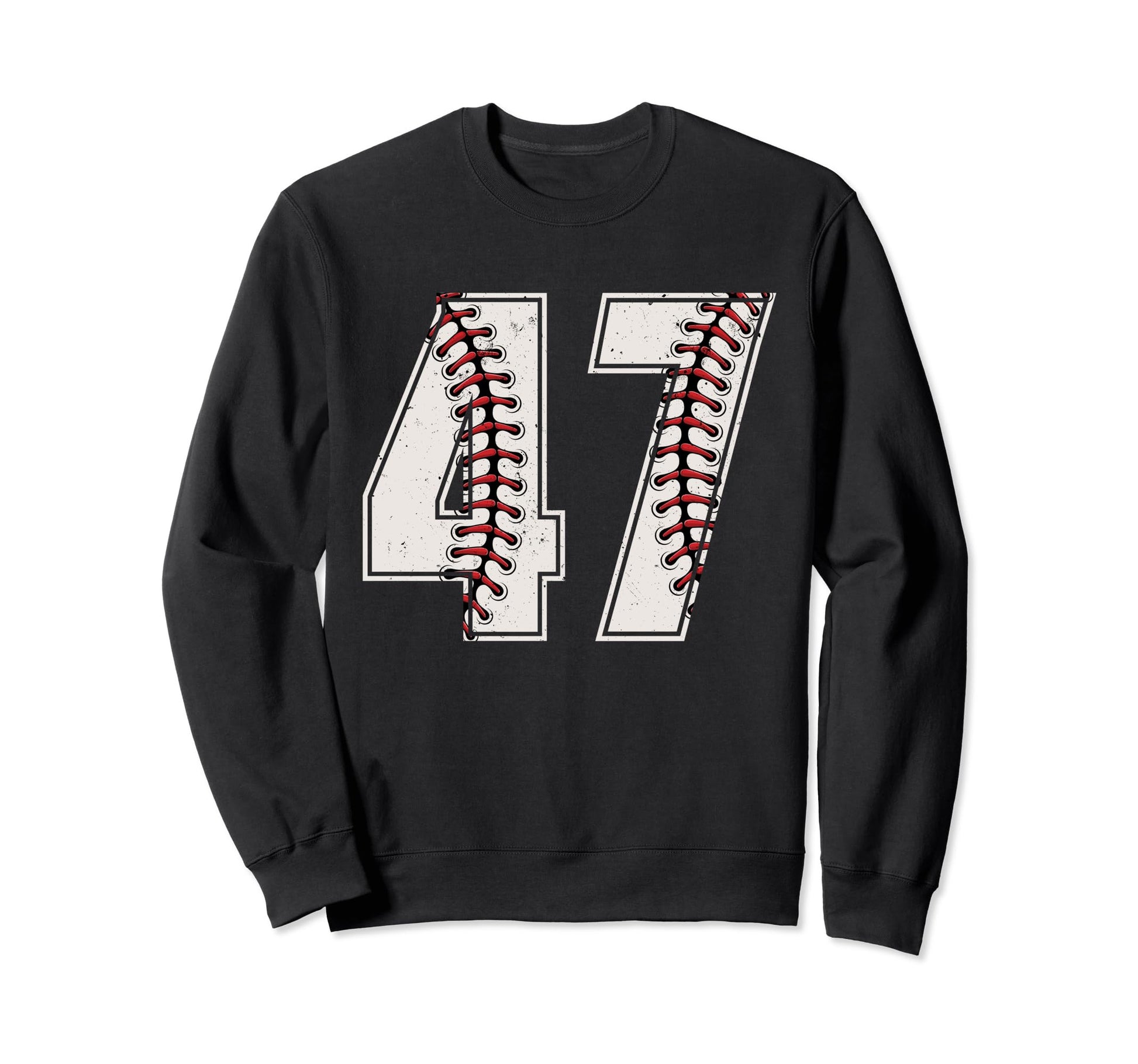 Baseball Player Number 47 Forty Sweatshirt - Unique Graphic for Adults - T-Shirt, Sweatshirt, Hoodie