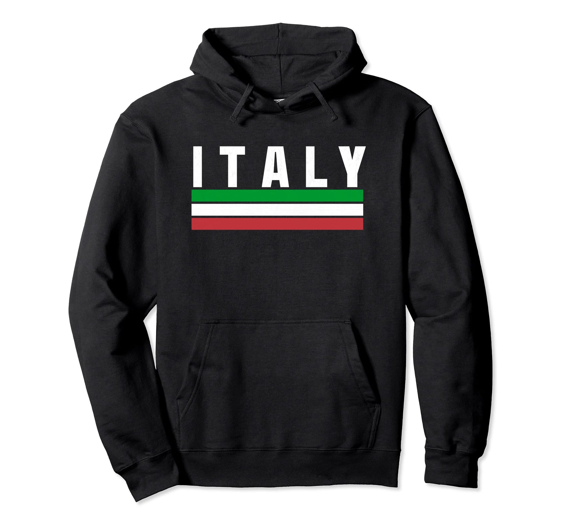 Italy Red White Green Italian Fan Gear Hoodie - Trendy Graphic Men Women - T-Shirt, Sweatshirt, Hoodie