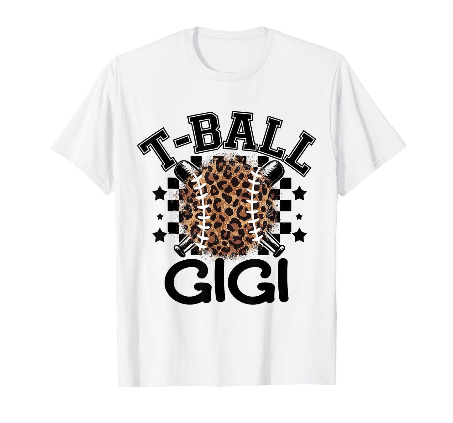 T Ball Teeball Gigi Leopard Cheetah T-Shirt - Graphic Print for Adults - T-Shirt, Sweatshirt, Hoodie
