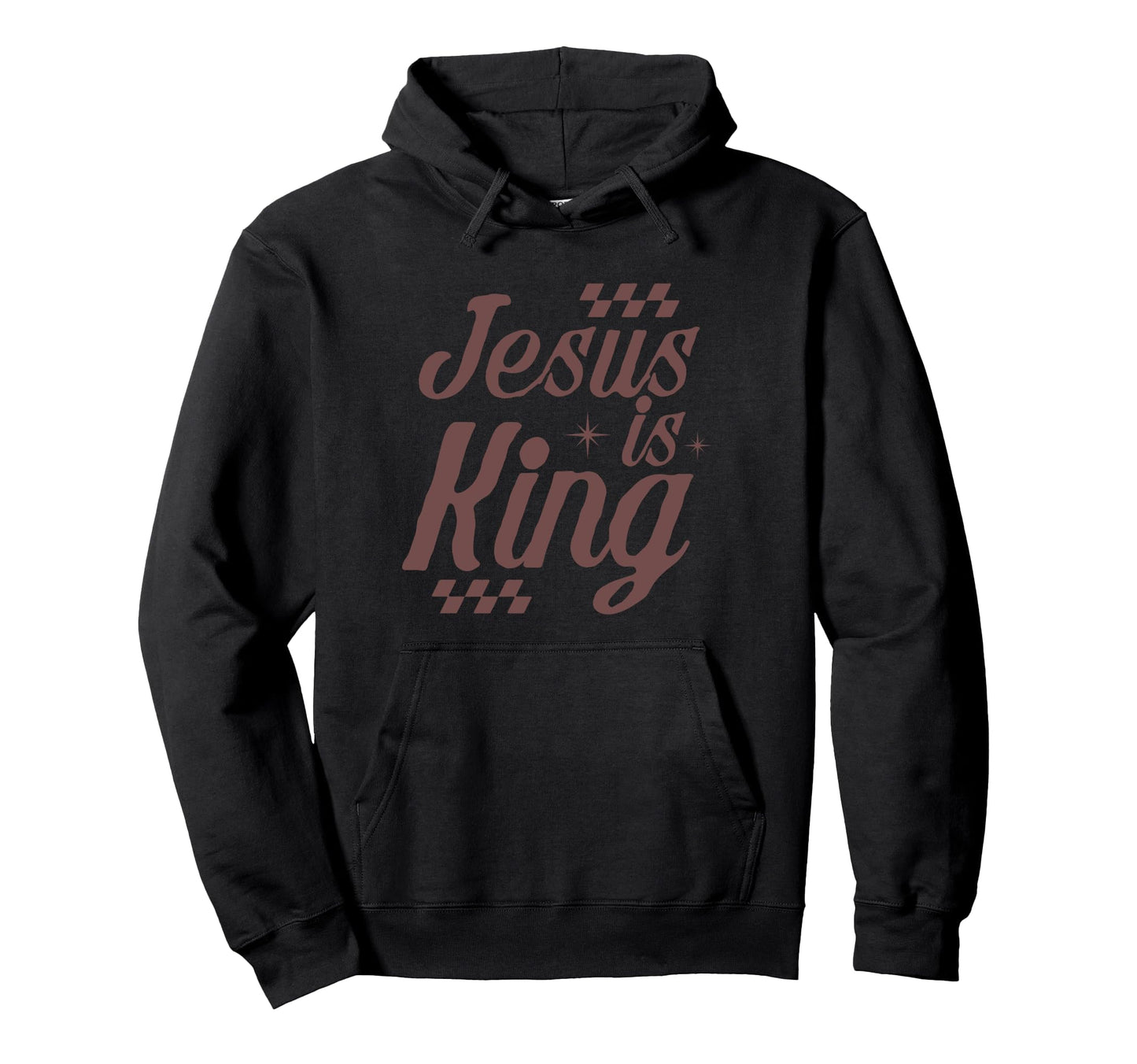 Jesus Is King Christian Faith Typography Hoodie - Streetwear Style Unisex - T-Shirt, Sweatshirt, Hoodie