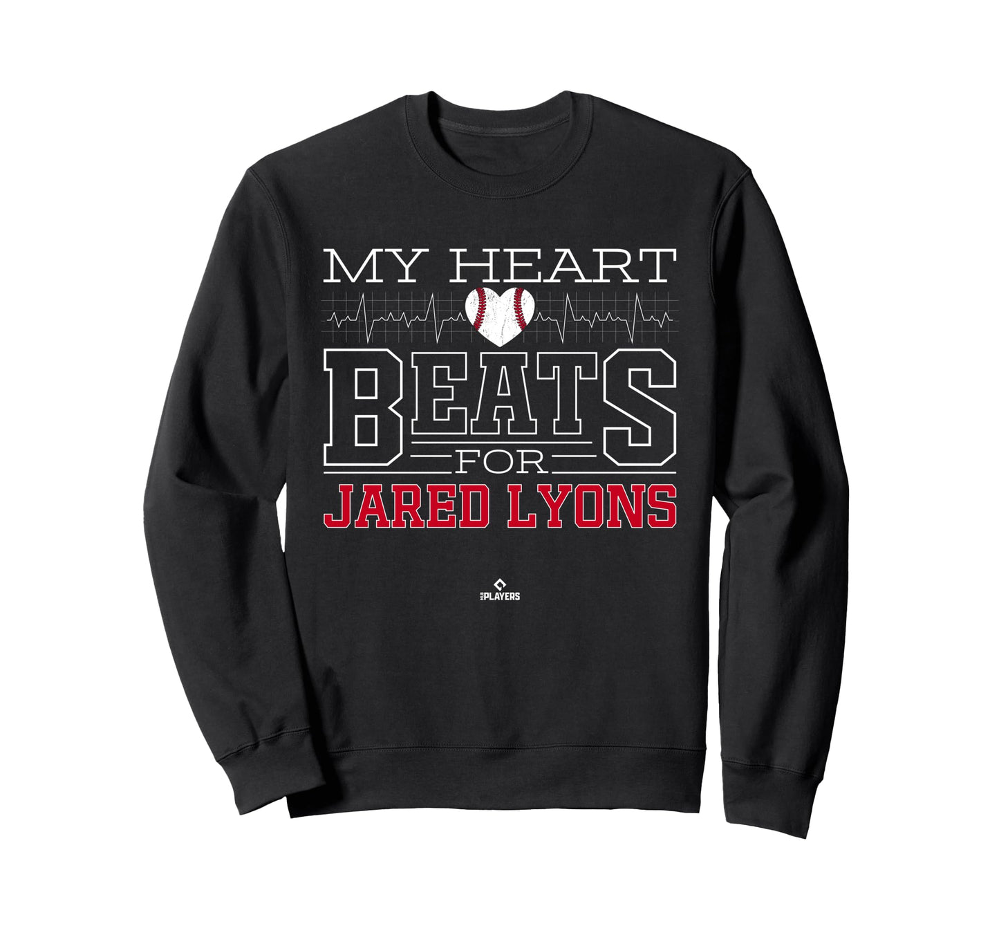 My Heart Beats Jared Lyons Sweatshirt - Minimalist Print for Adults - T-Shirt, Sweatshirt, Hoodie