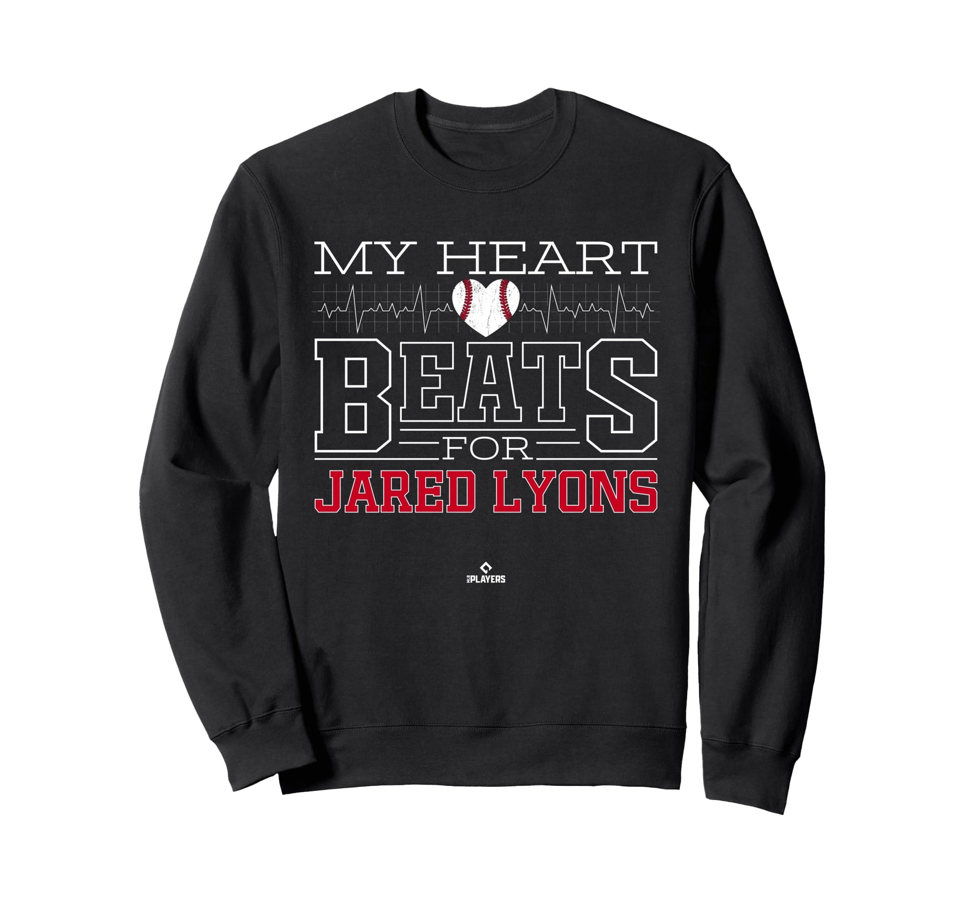 My Heart Beats Jared Lyons Sweatshirt - Minimalist Print for Adults - T-Shirt, Sweatshirt, Hoodie