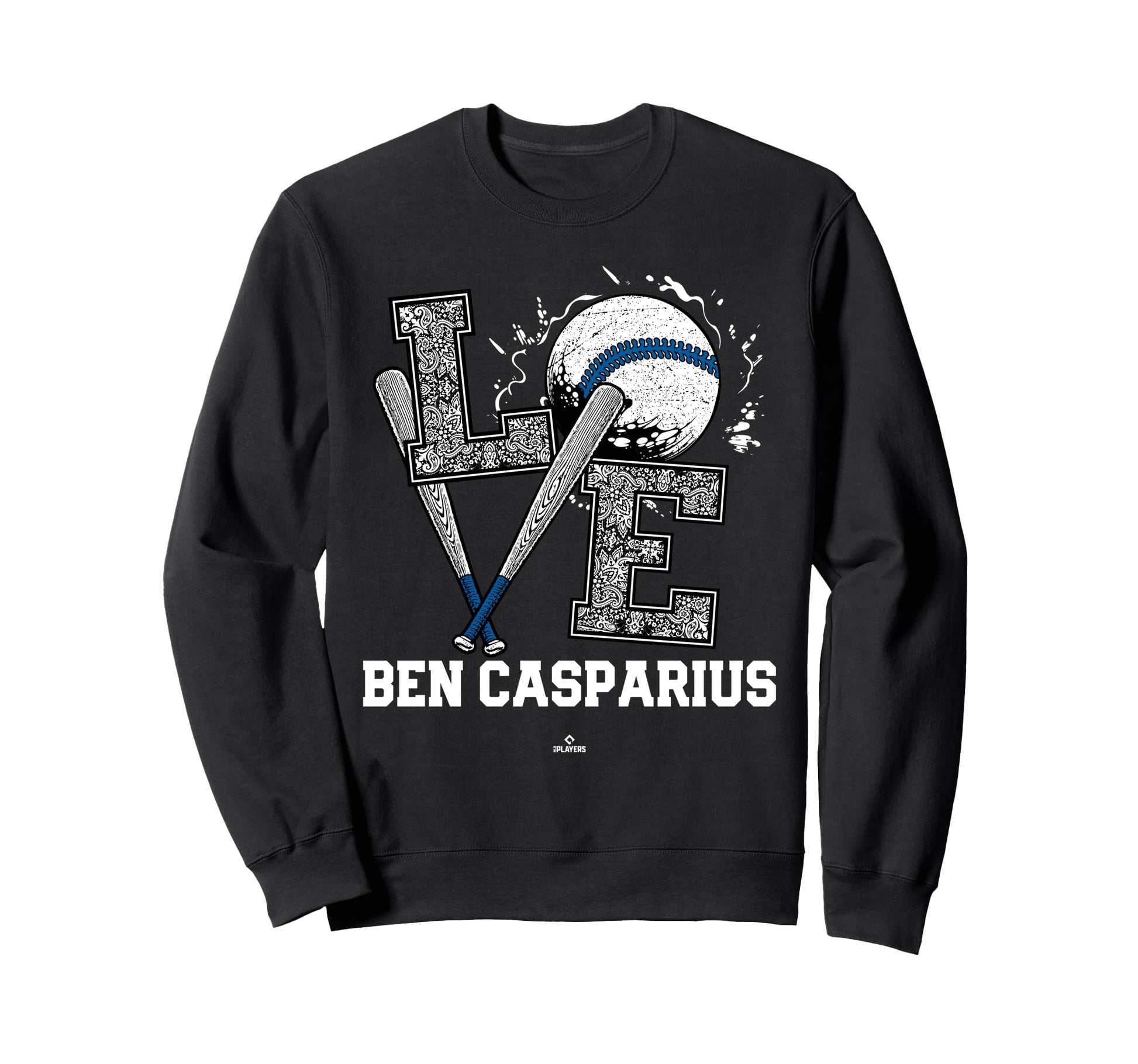 Distressed Baseball Love Ben Sweatshirt - Trendy Graphic for Adults - T-Shirt, Sweatshirt, Hoodie