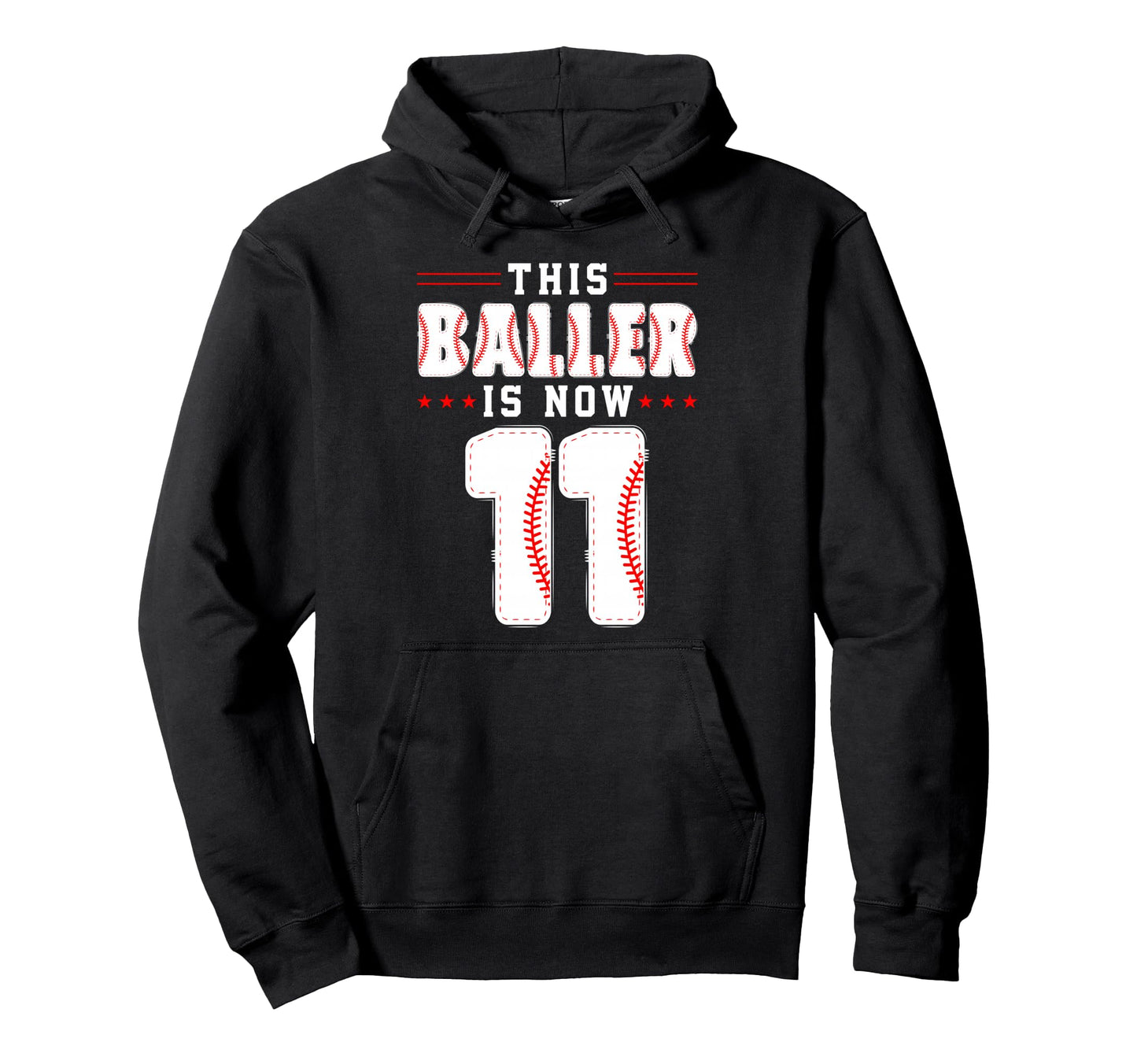 11Th Birthday Baseball Lover This Hoodie - Streetwear Style for Adults - T-Shirt, Sweatshirt, Hoodie