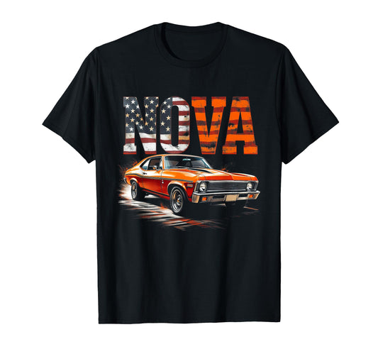 1969 69 Nova Ss Old School Muscle Car T-Shirt - Unique Graphic Men Women - T-Shirt, Sweatshirt, Hoodie