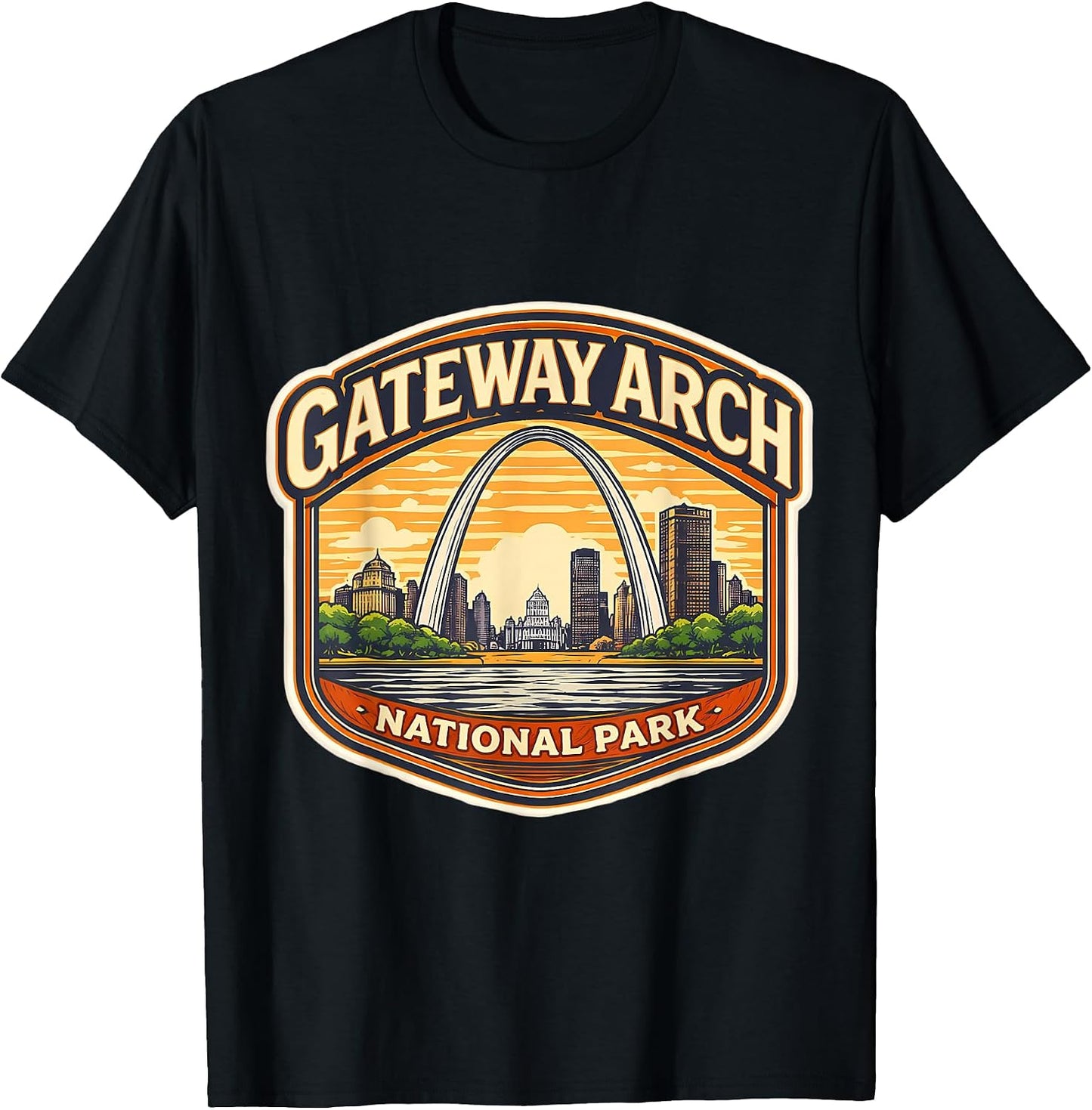 Gateway Arch National Park Souvenir Missouri Merch - Adult & Kids T-Shirts, Sweatshirts & Hoodies apparel design preview 1