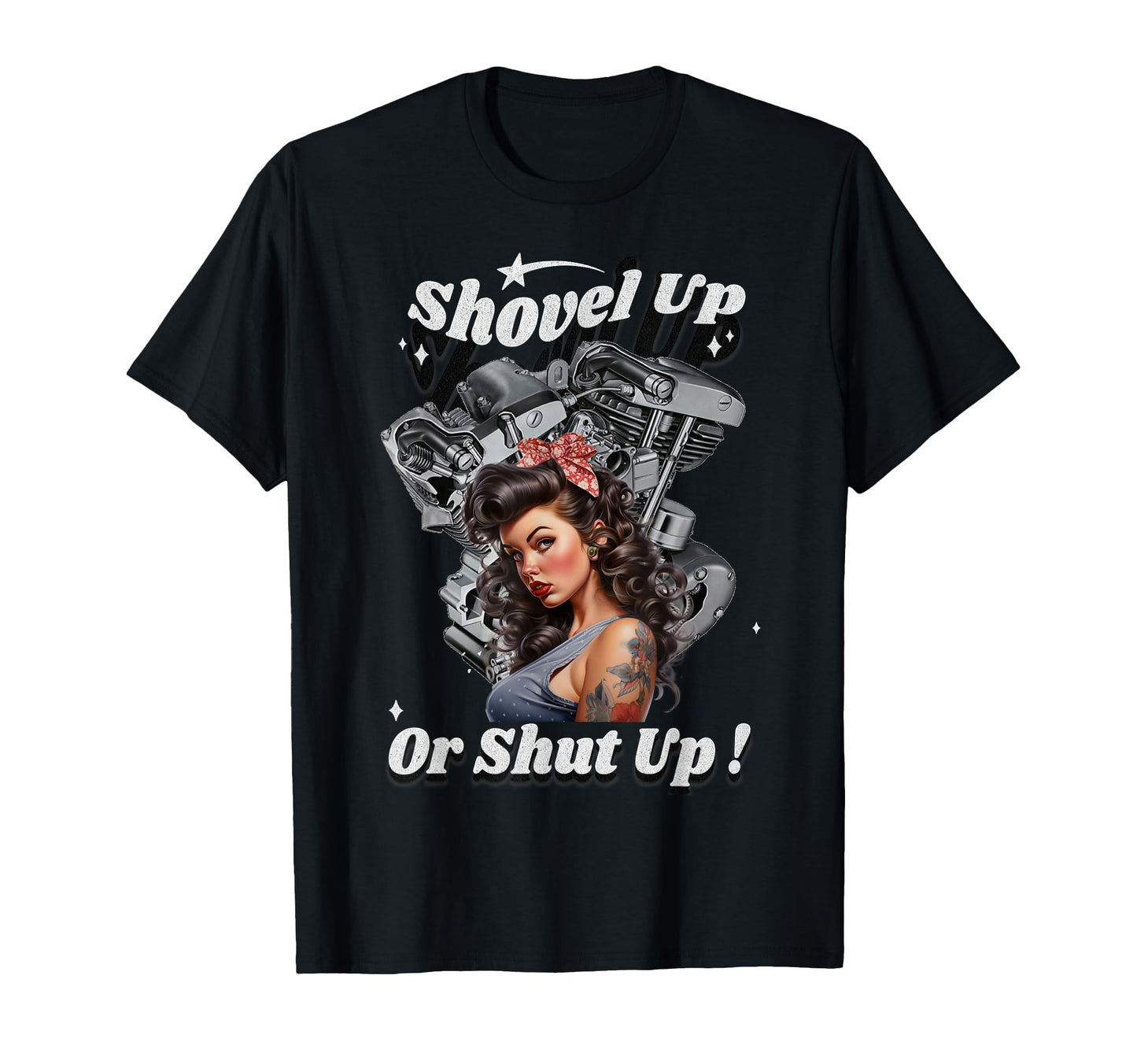 Hd Motorcycle Vtwin Shovelhead T-Shirt - Casual Everyday Wear Unisex - T-Shirt, Sweatshirt, Hoodie