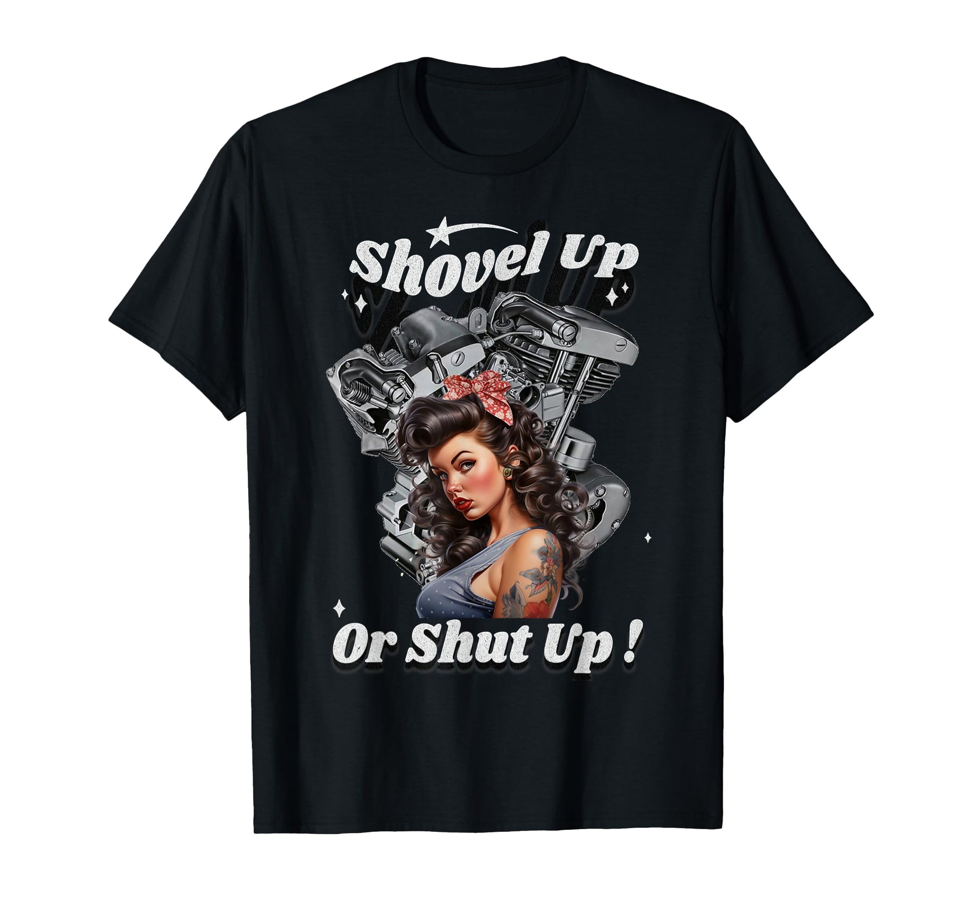 Hd Motorcycle Vtwin Shovelhead T-Shirt - Casual Everyday Wear Unisex - T-Shirt, Sweatshirt, Hoodie