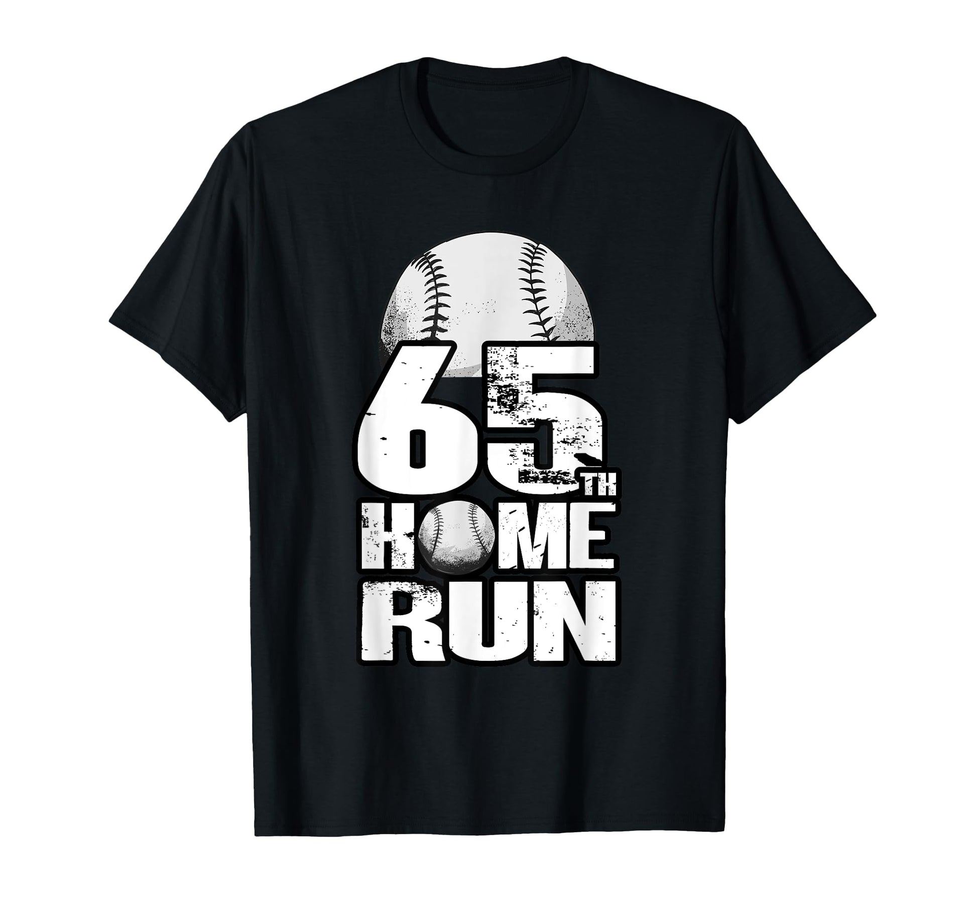 65 Years Old Baseball 65Th Birthday T-Shirt - Streetwear Style for Adults - T-Shirt, Sweatshirt, Hoodie