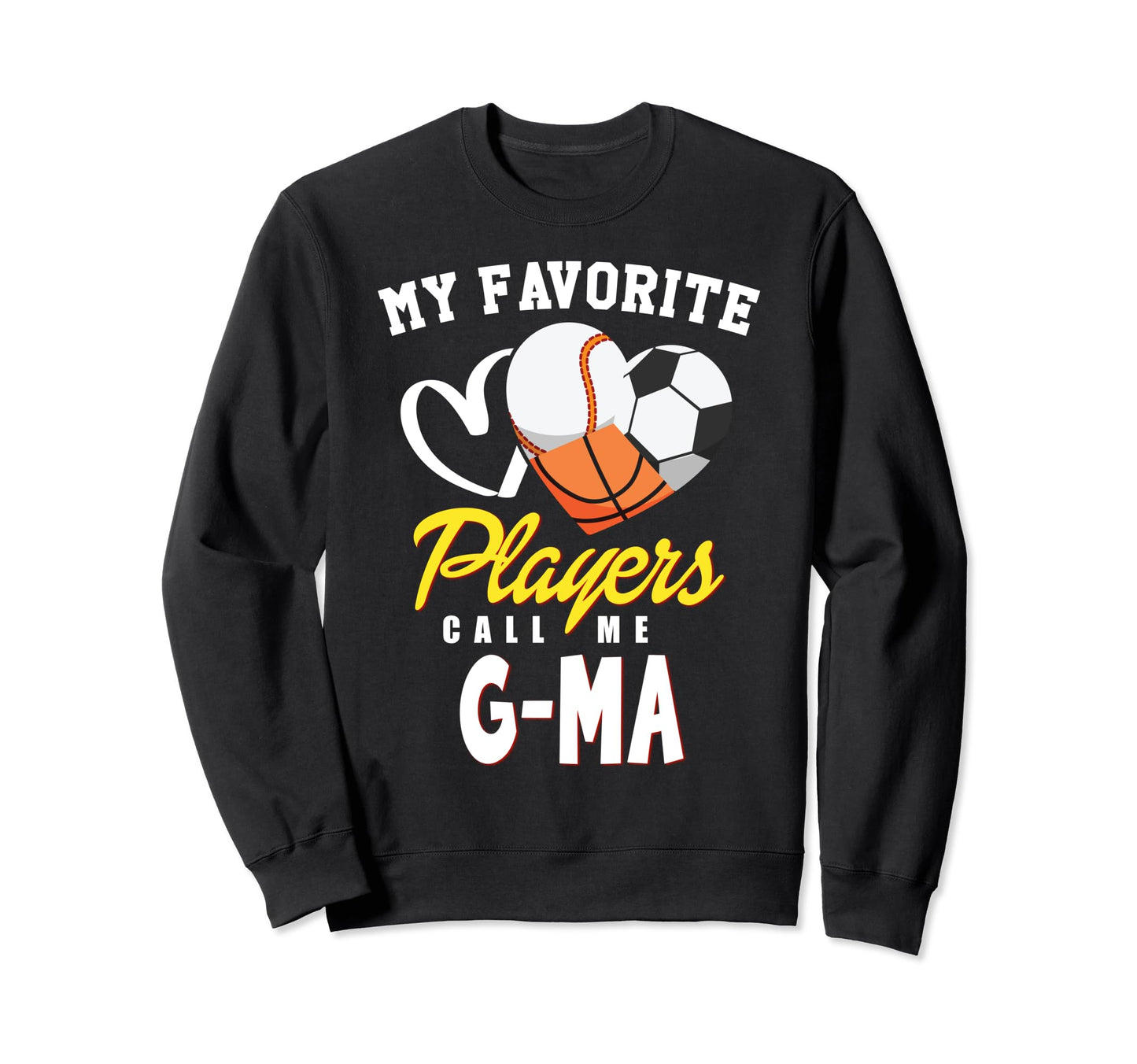 My Favorite Players Baseball Soccer Sweatshirt - Novelty Apparel Unisex - T-Shirt, Sweatshirt, Hoodie