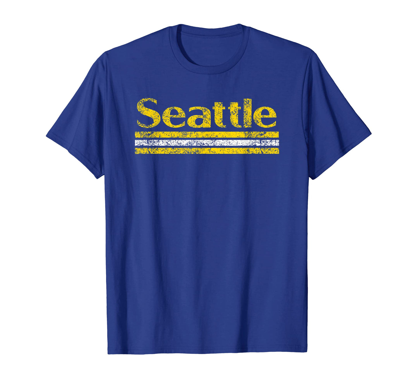 Seattle Washington Weathered Stripe T-Shirt - Unique Graphic Unisex - T-Shirt, Sweatshirt, Hoodie